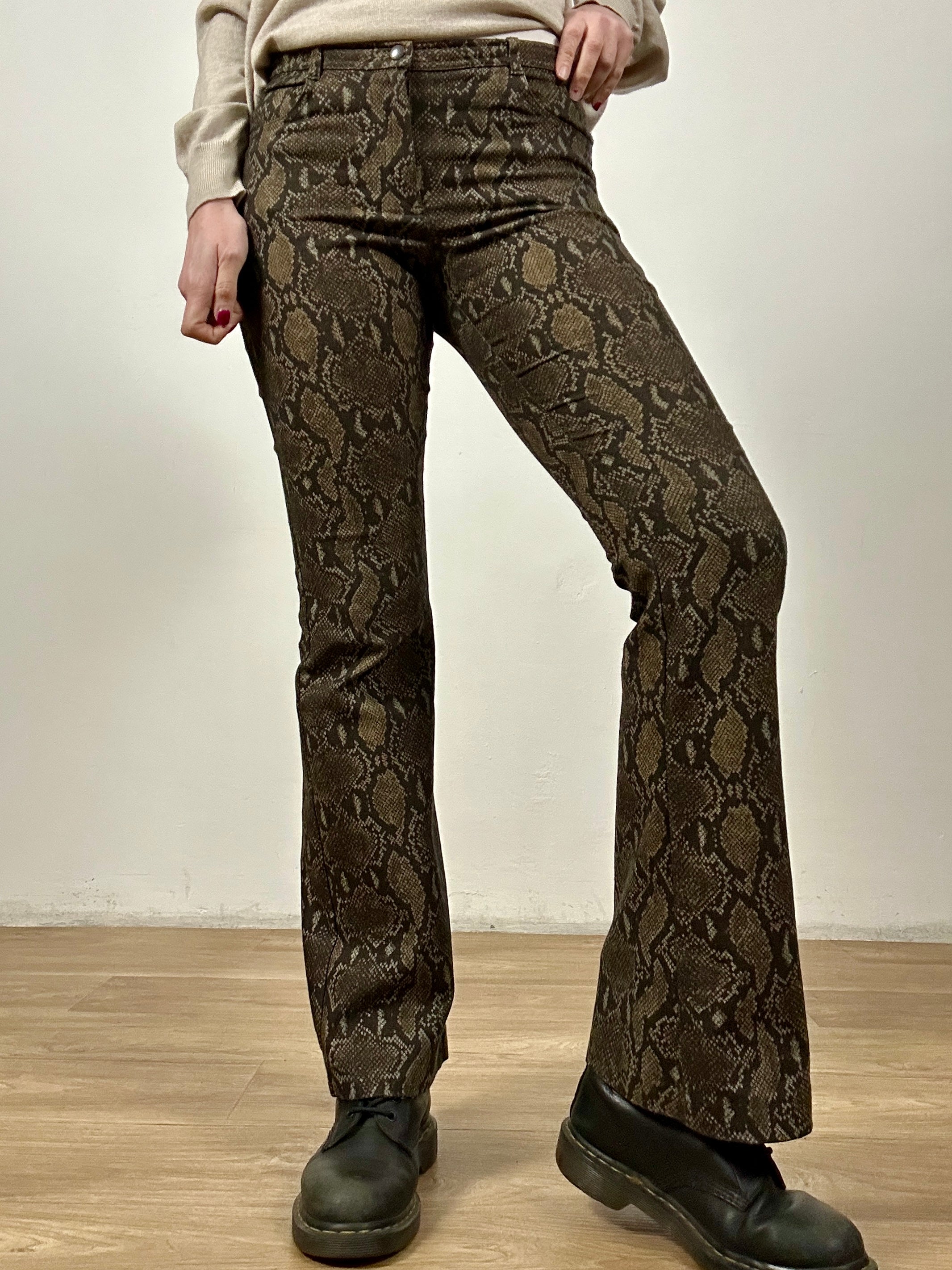 Snake y2k pants