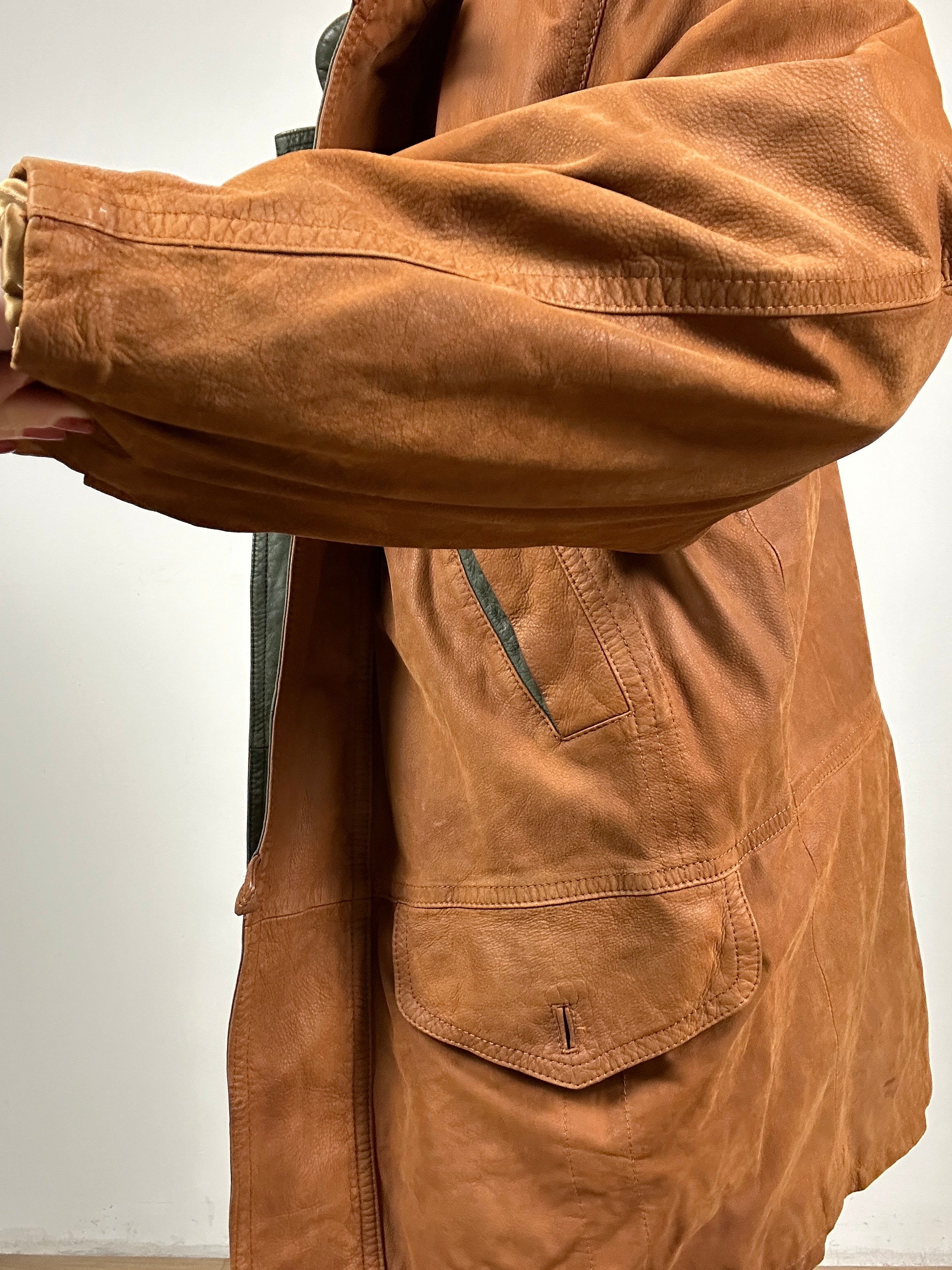 Burberrys’ leather jacket