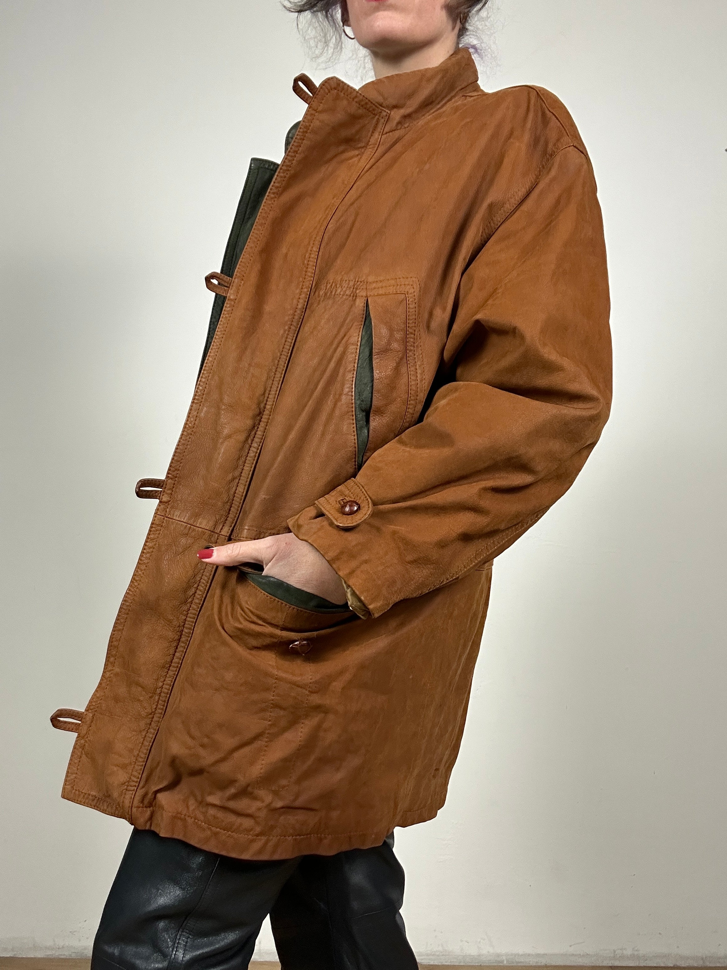 Burberrys’ leather jacket