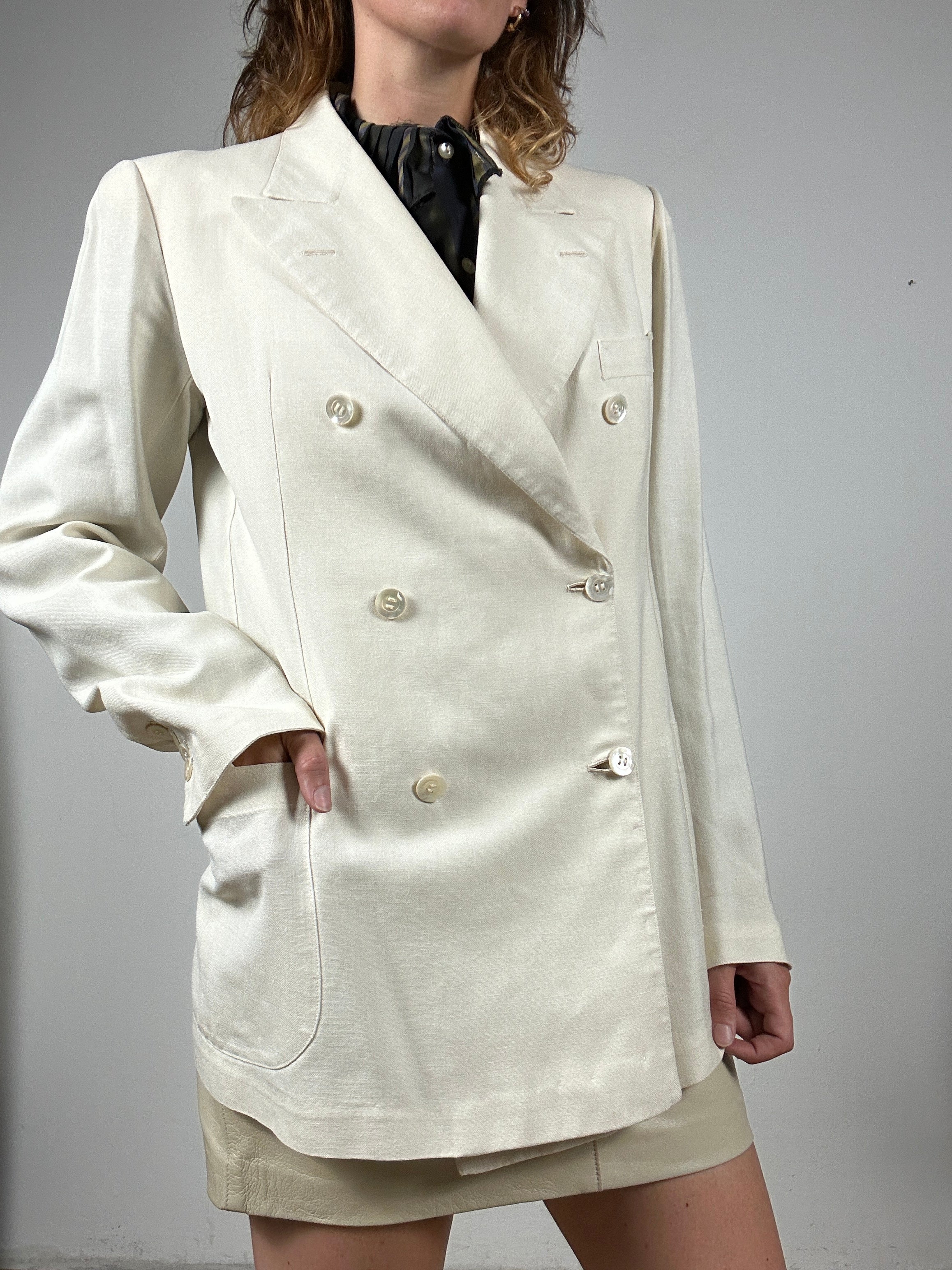 The white blazer
