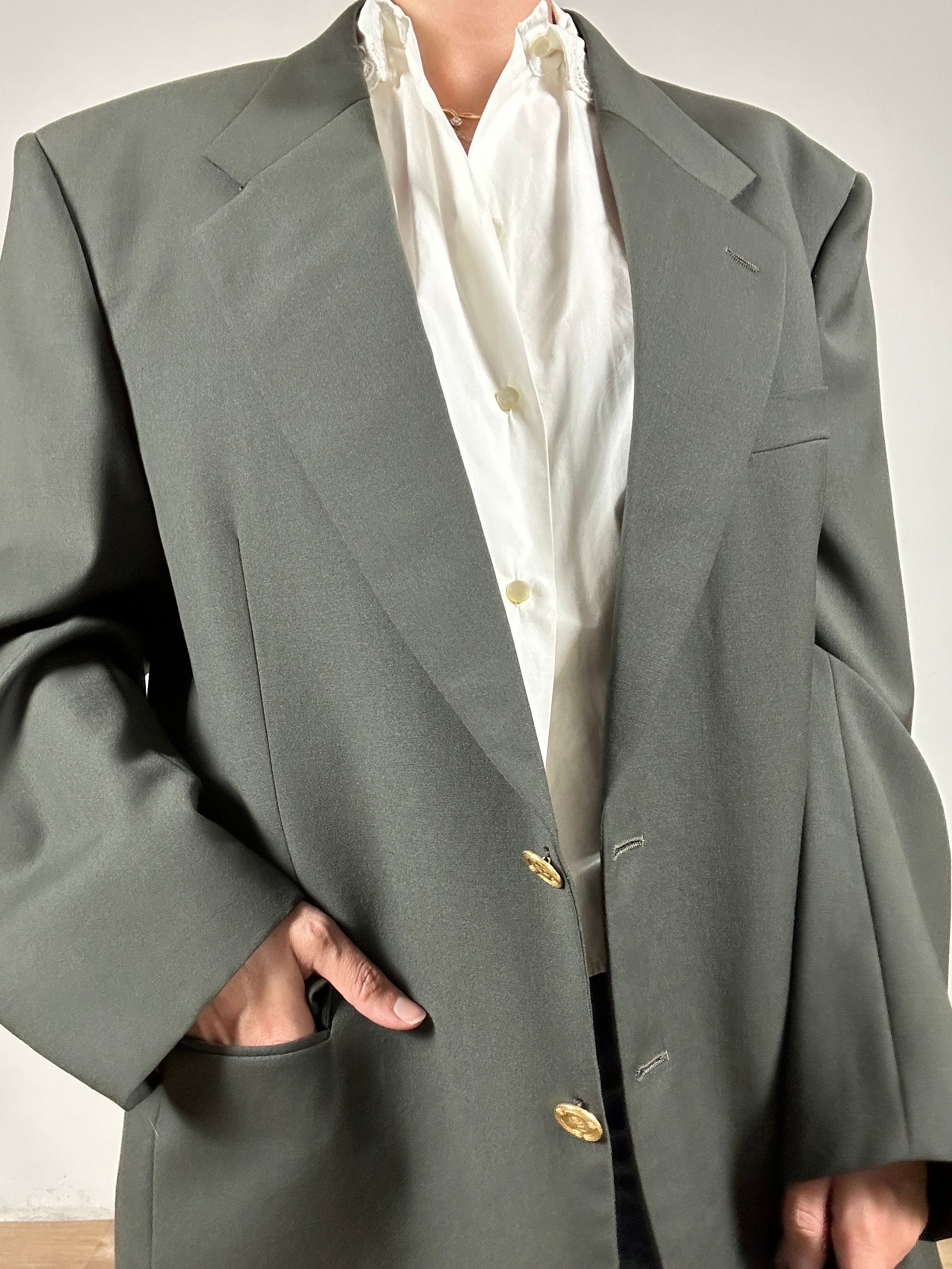 Christian Dior green blazer