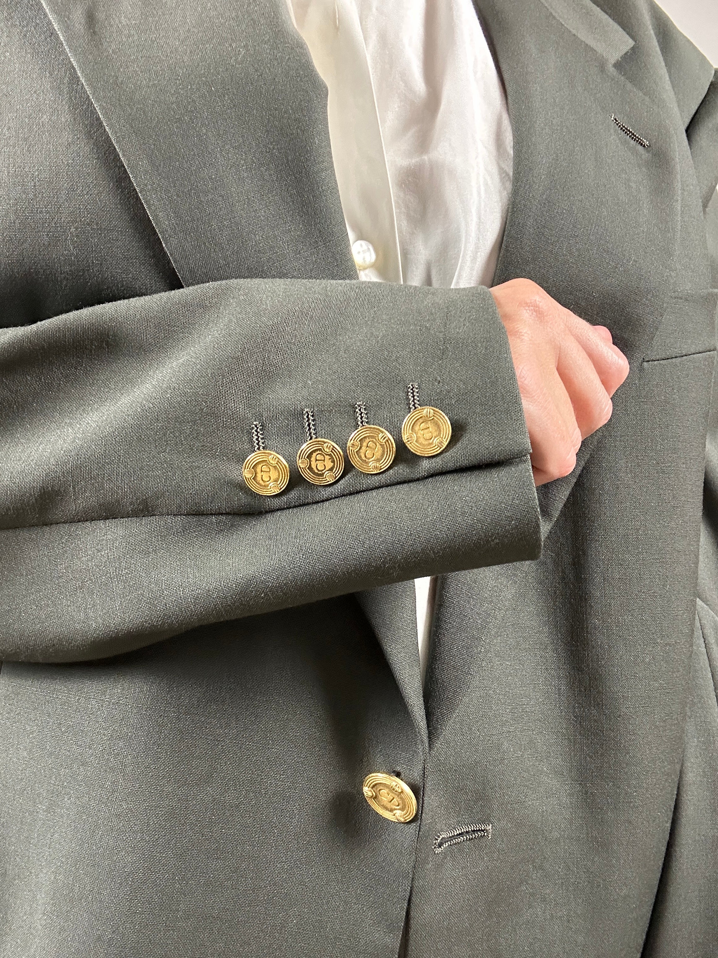 Christian Dior green blazer