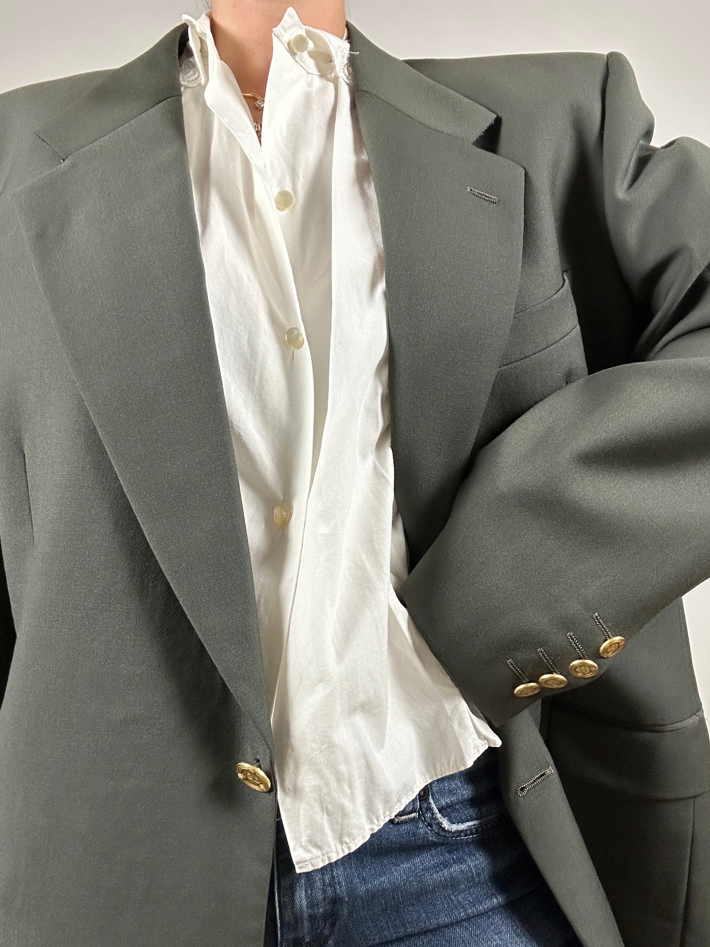 Christian Dior green blazer