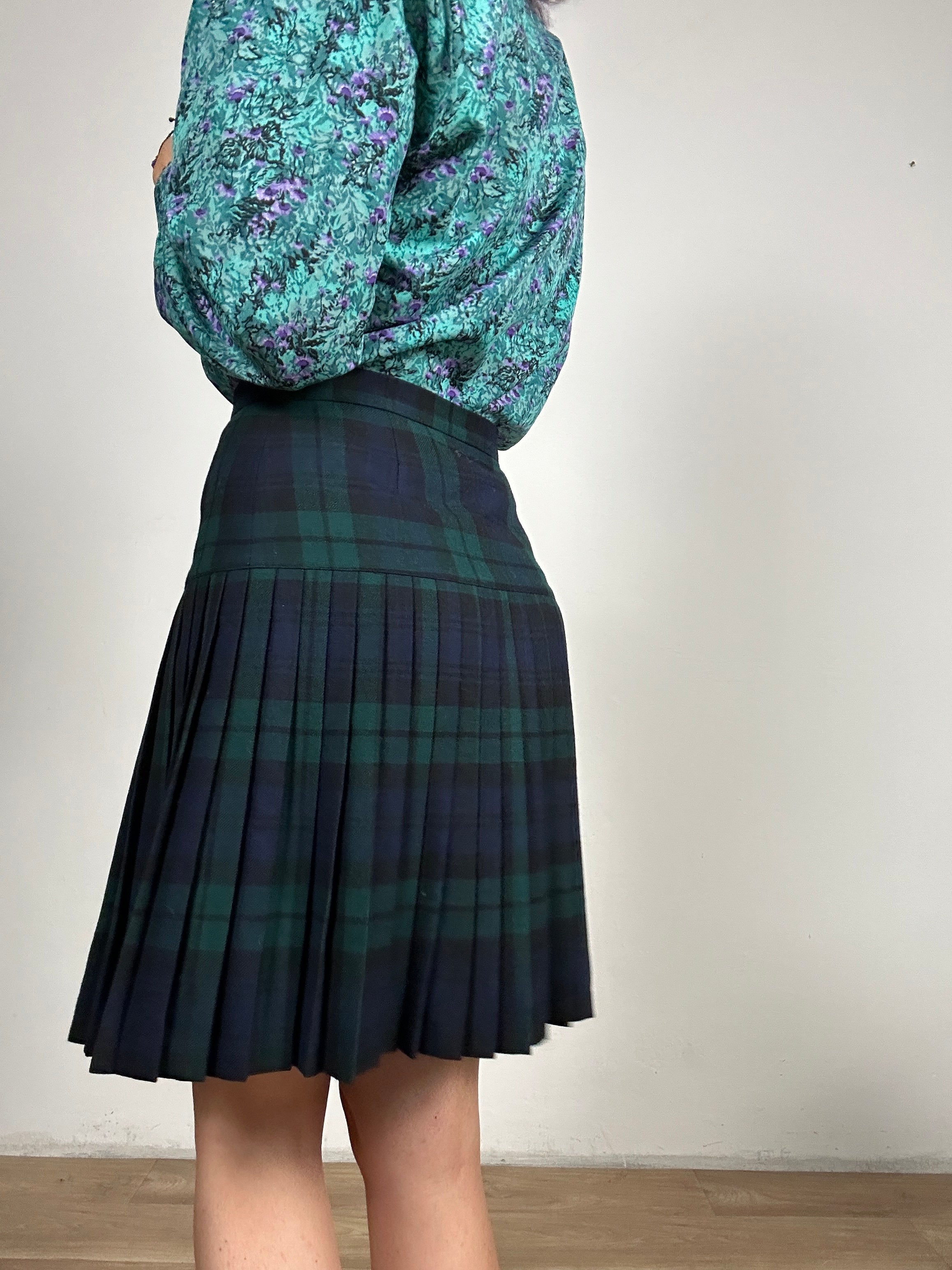 tartan vintage skirt