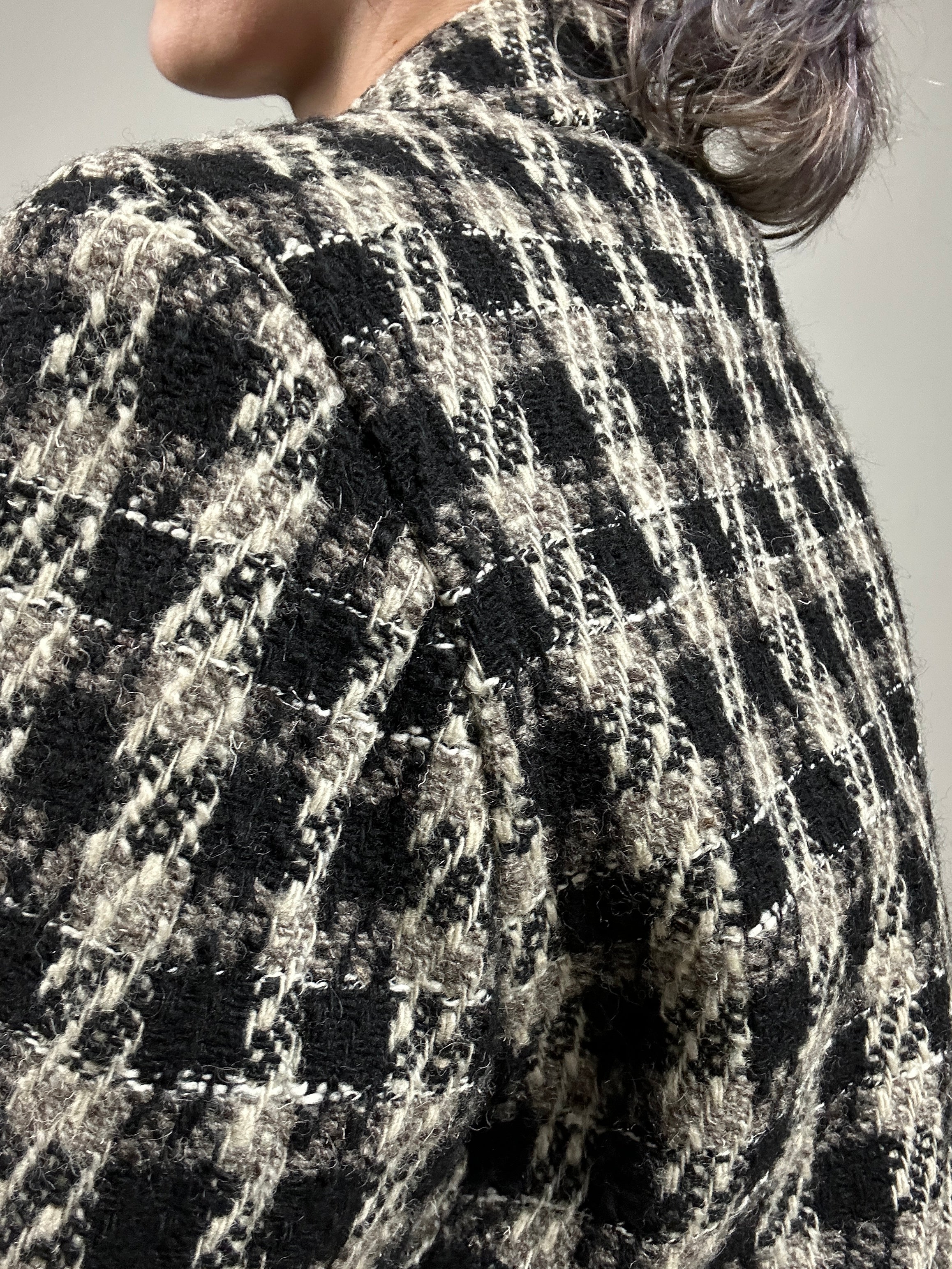 Wool vichy coat