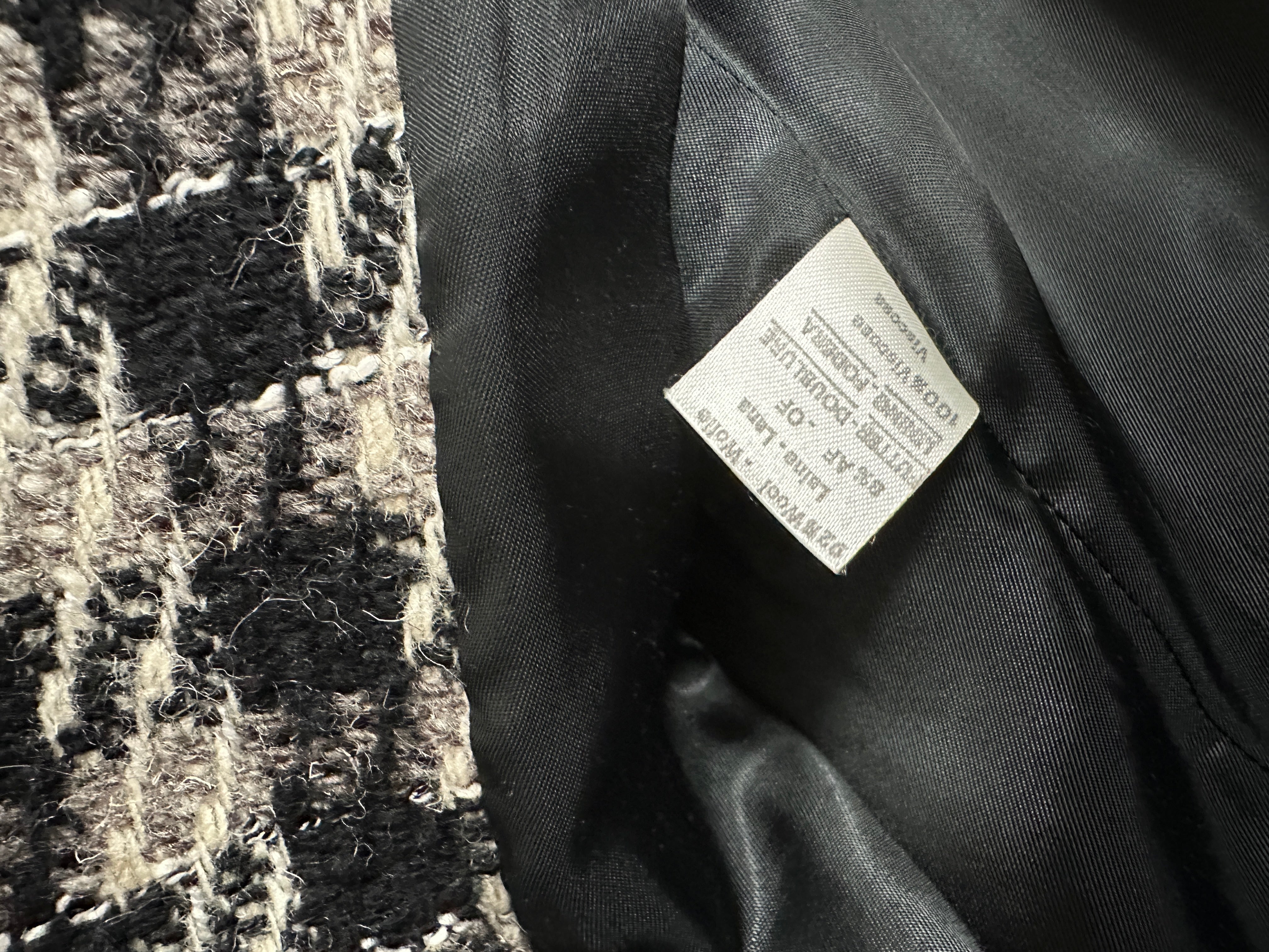 Wool vichy coat