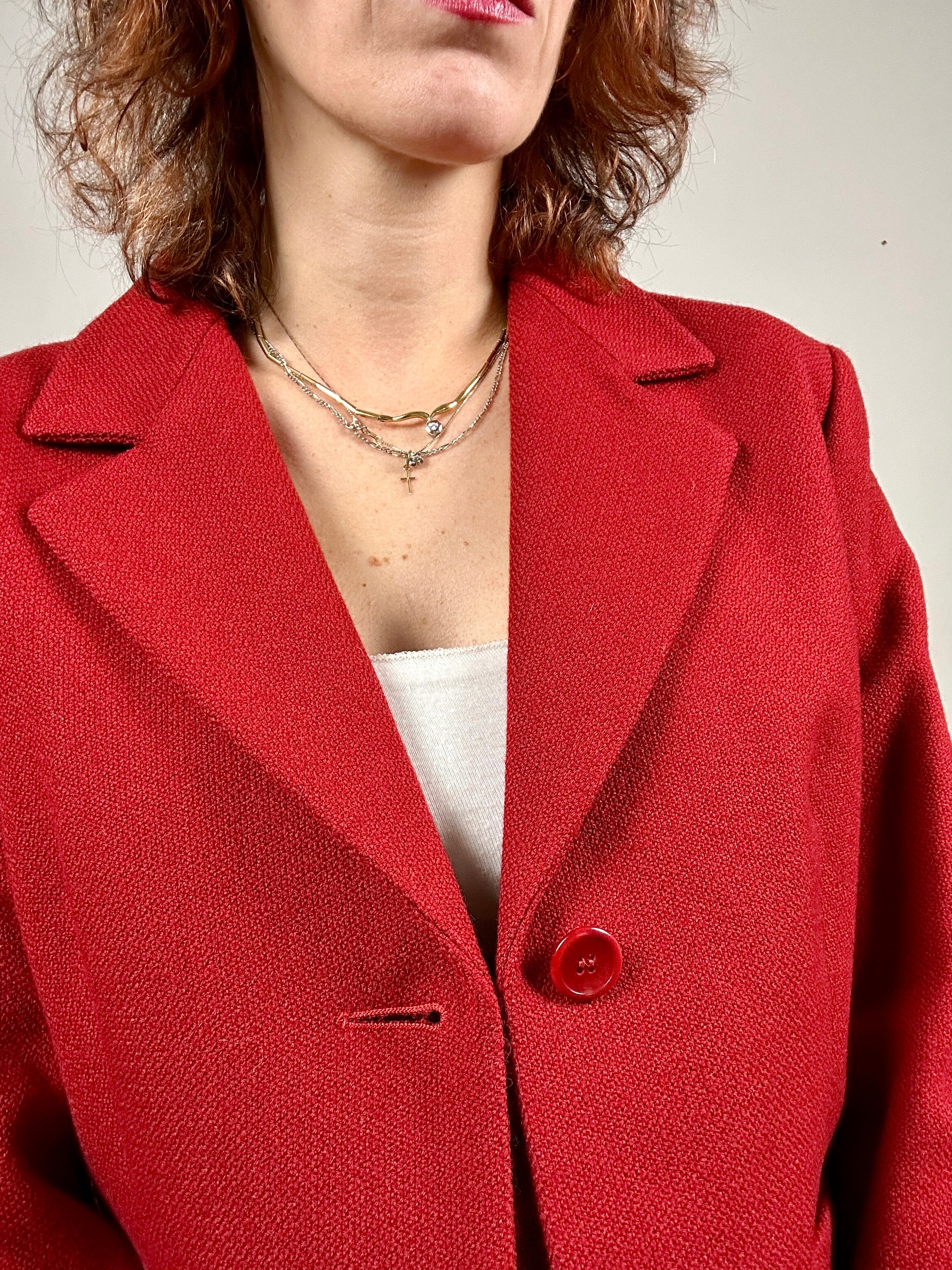 Cherry MaxMara blazer