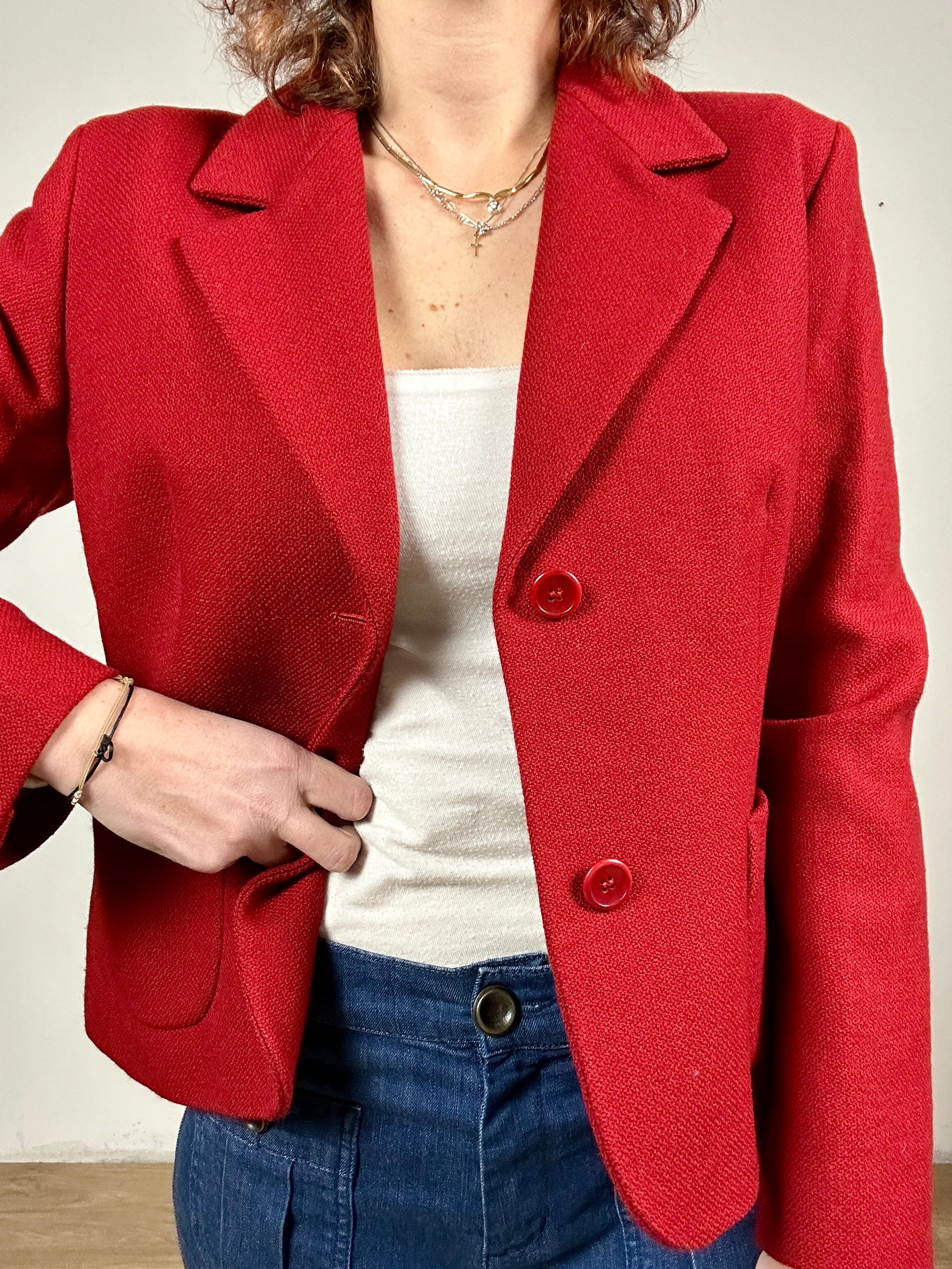 Cherry MaxMara blazer