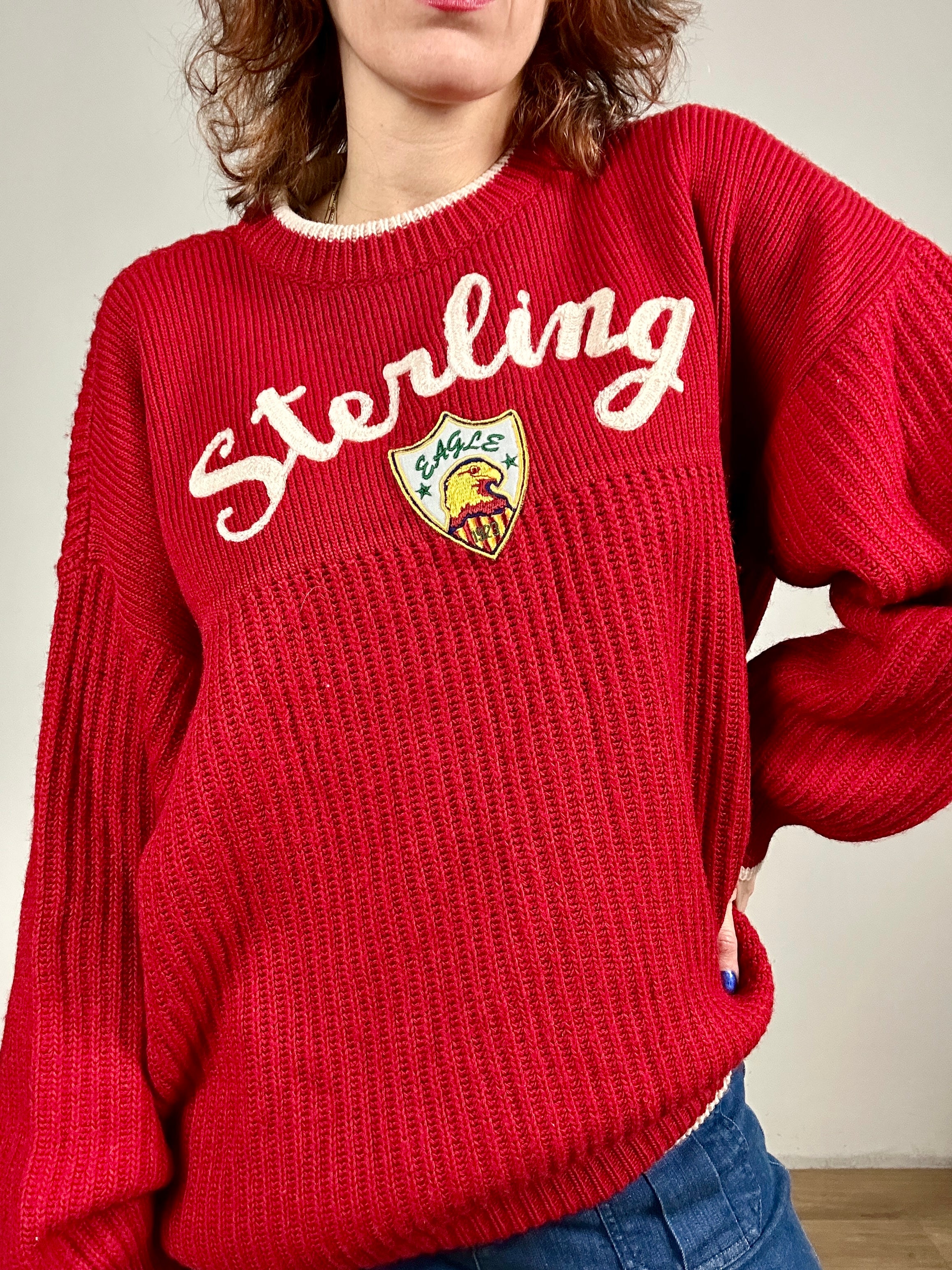 red sweater