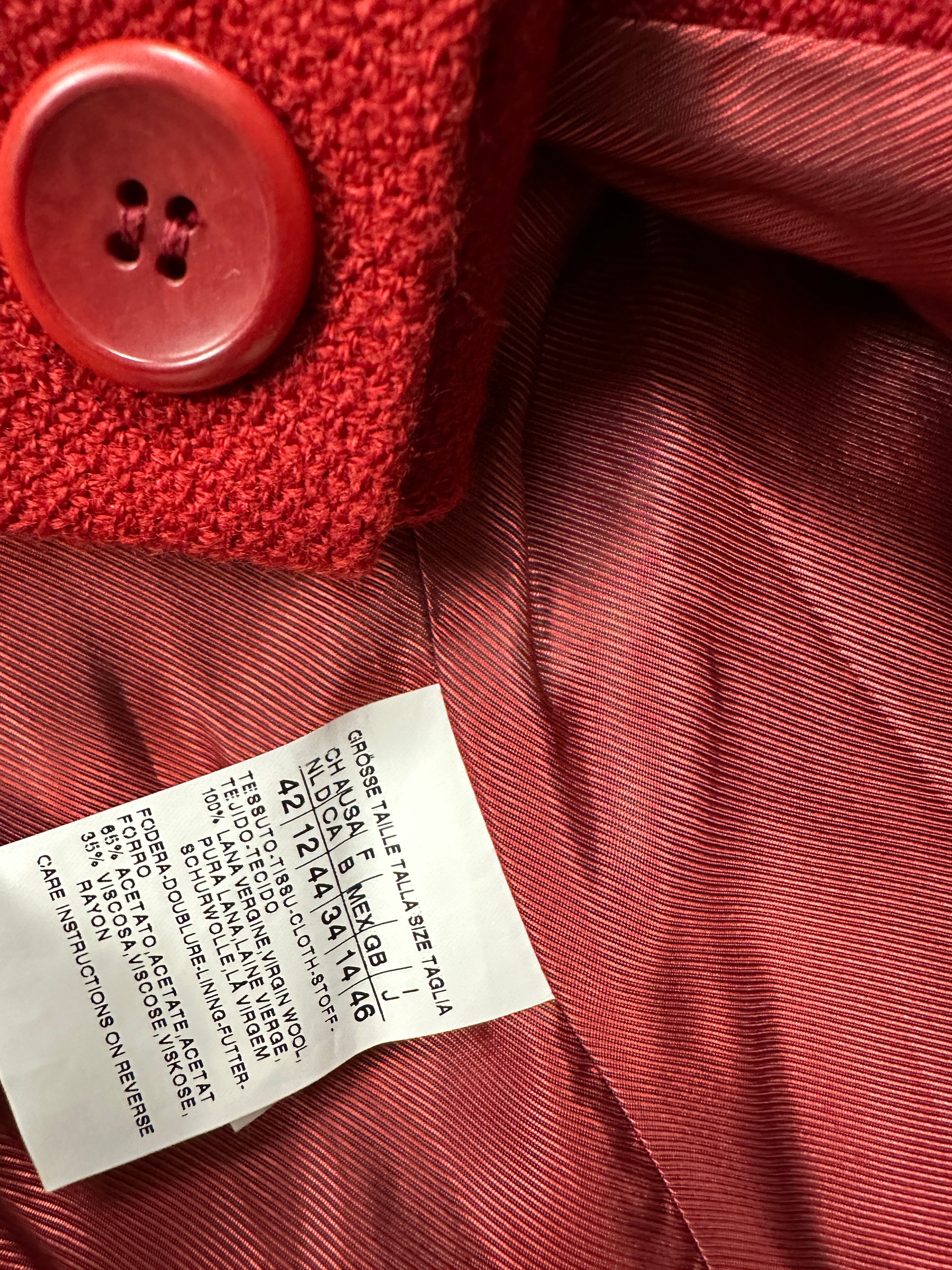 Cherry MaxMara blazer