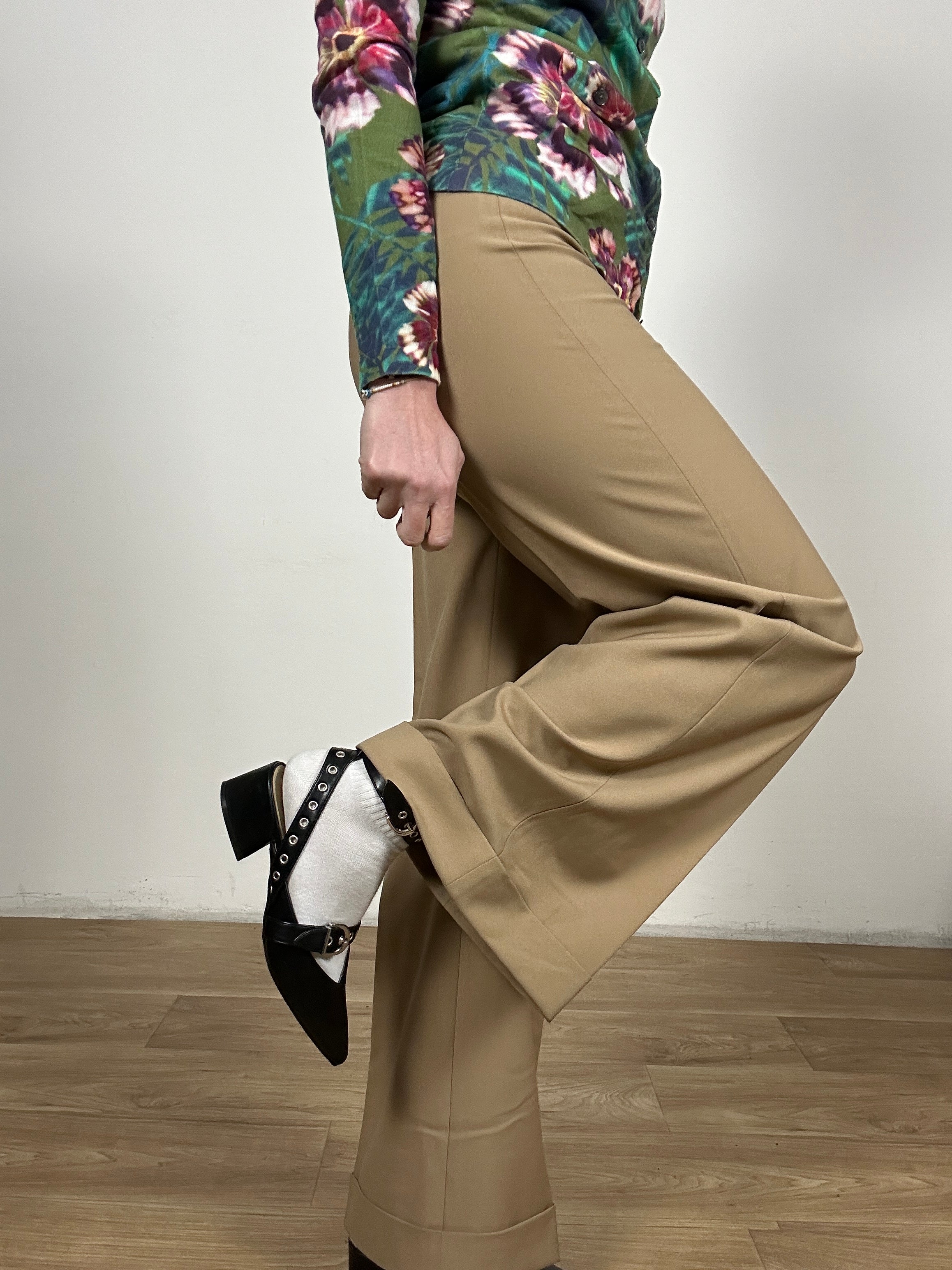 Camel y2k pants