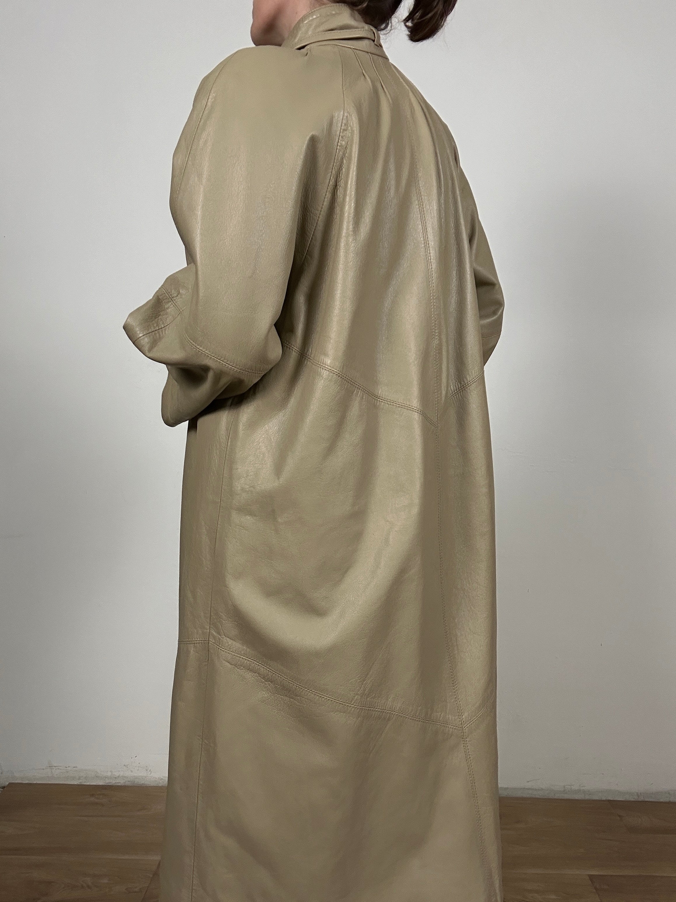 Indimenticabile leater long jacket