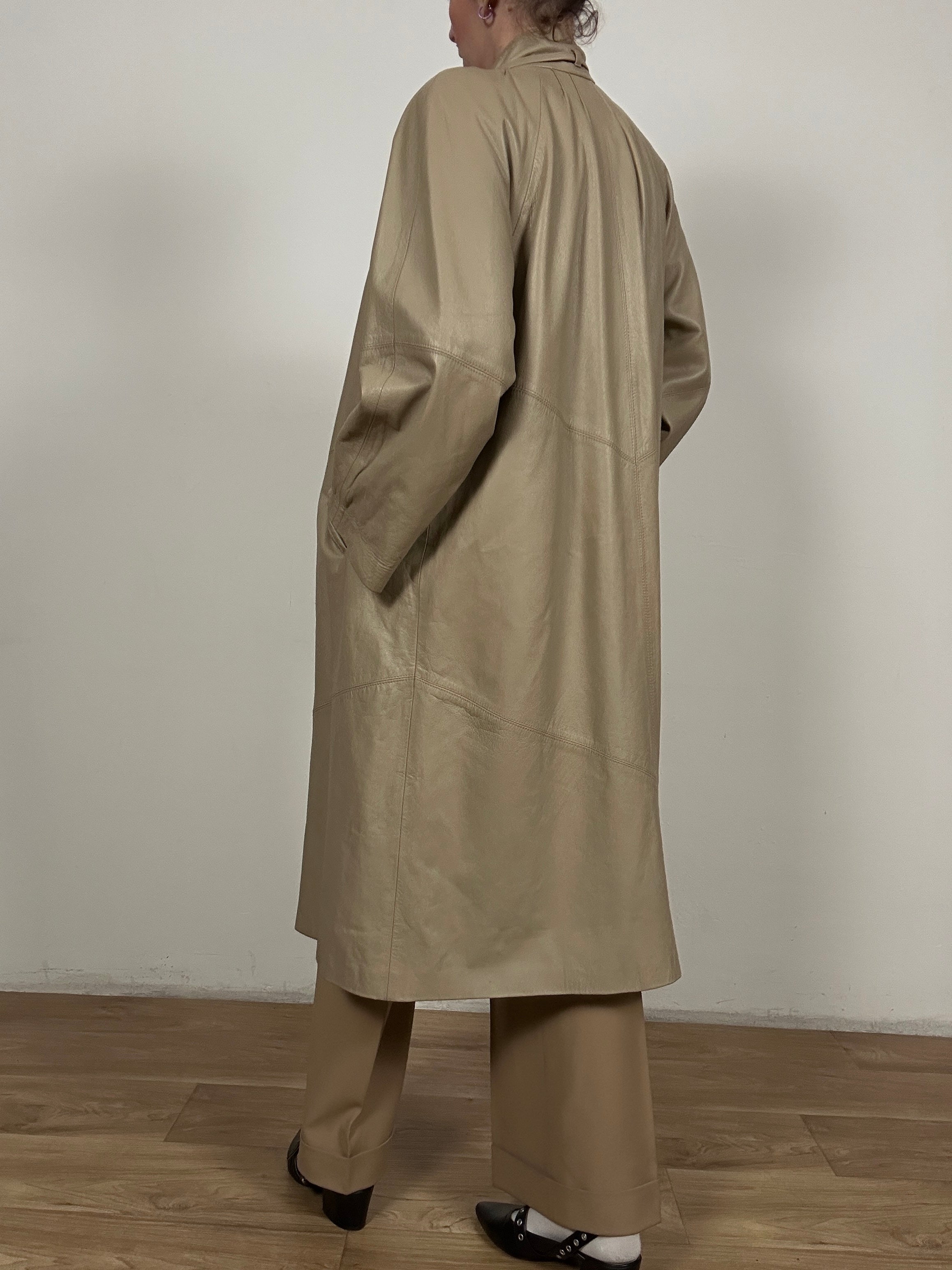 Indimenticabile leater long jacket