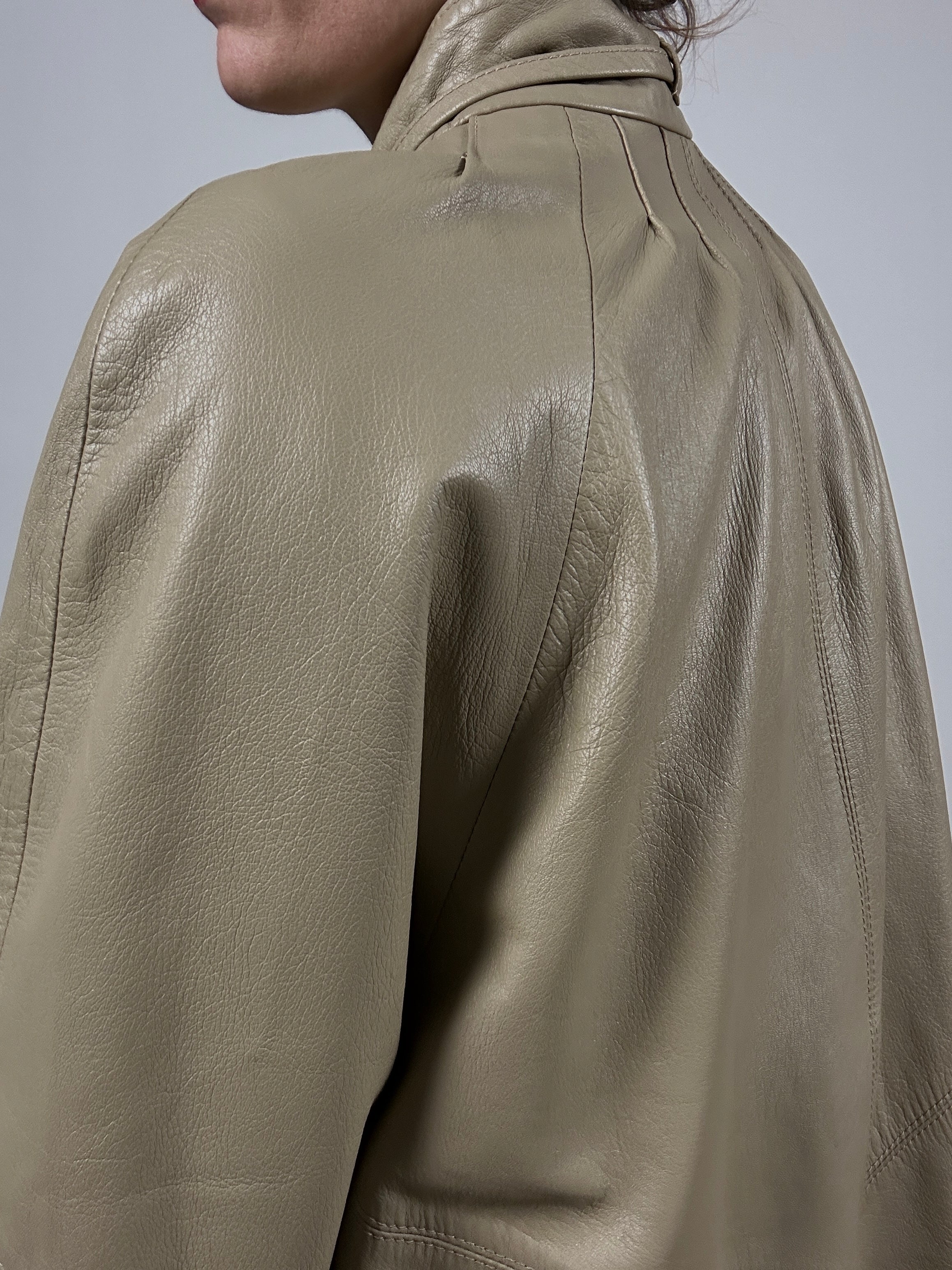 Indimenticabile leater long jacket