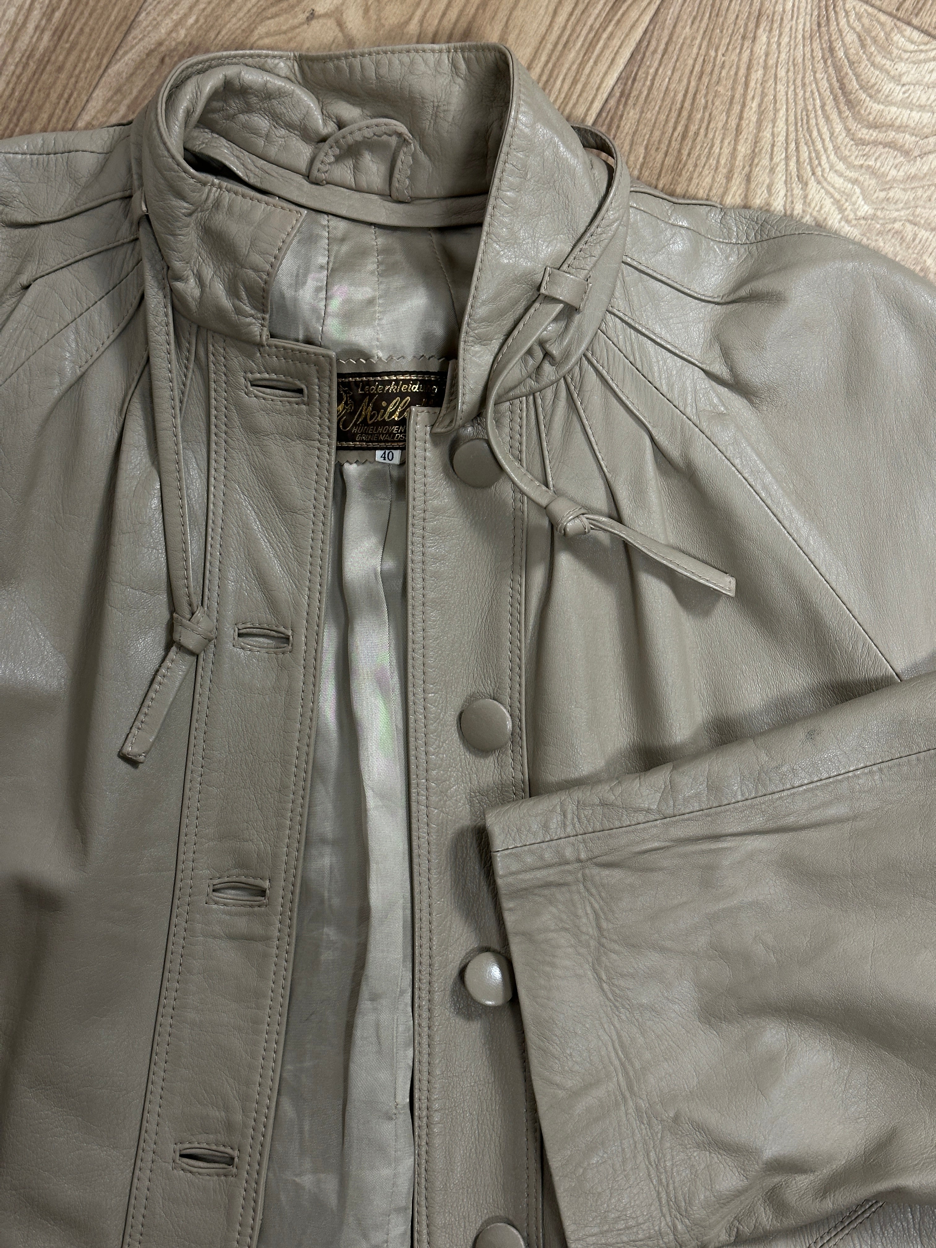 Indimenticabile leater long jacket