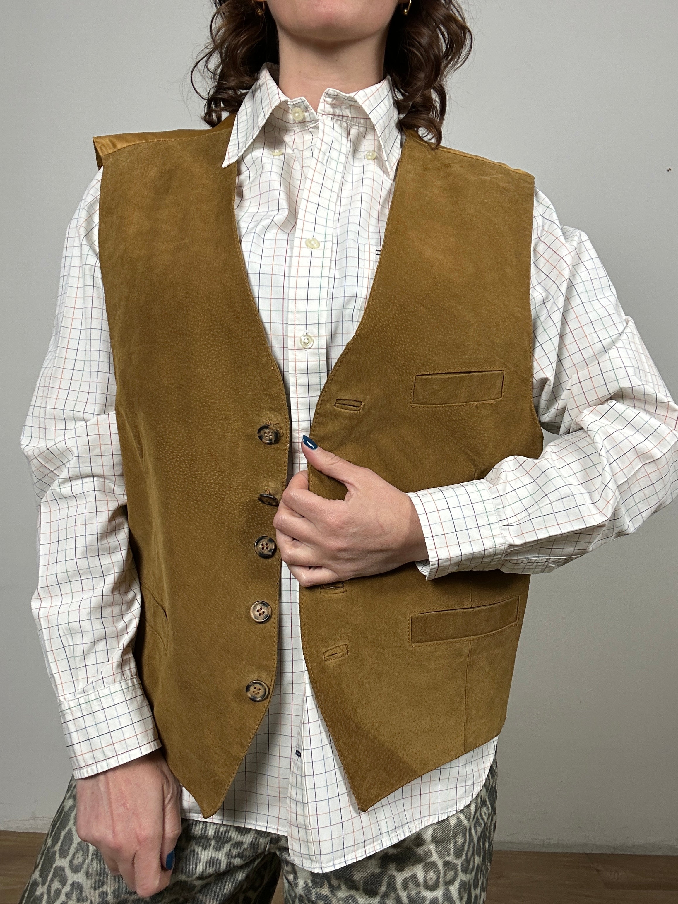 Il wild pelle gilet
