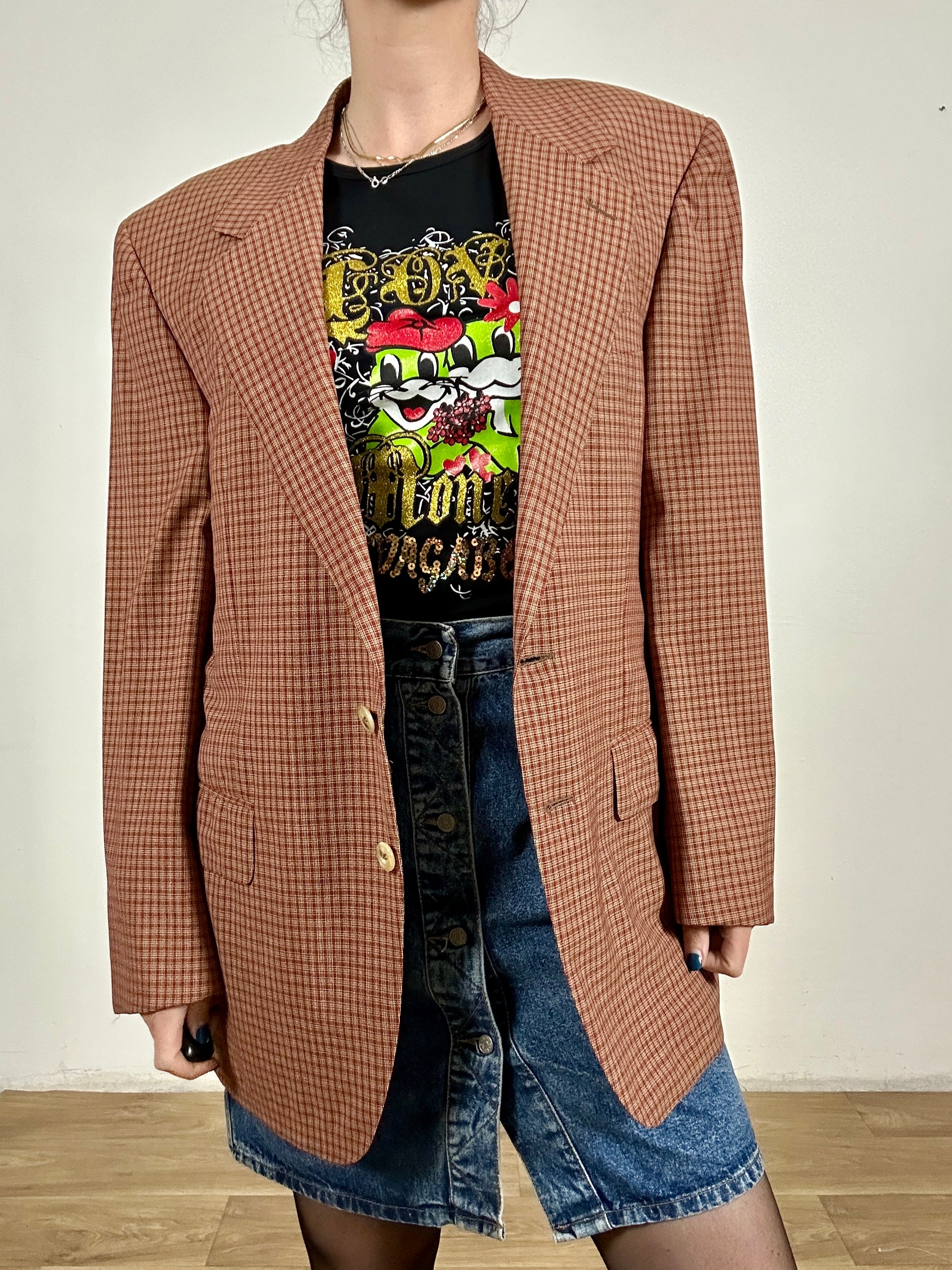 The red Zegna blazer