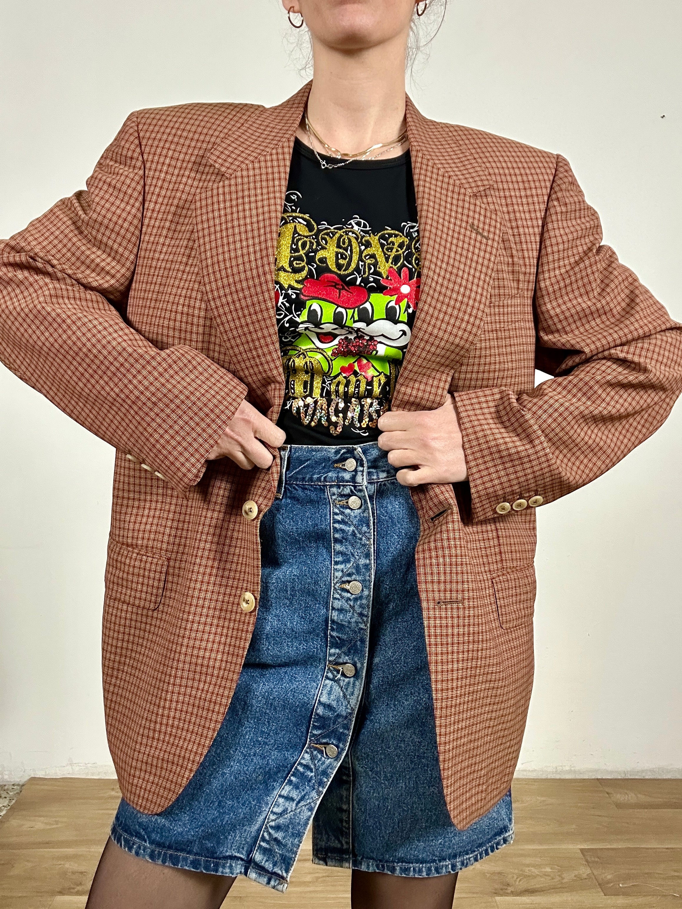 The red Zegna blazer
