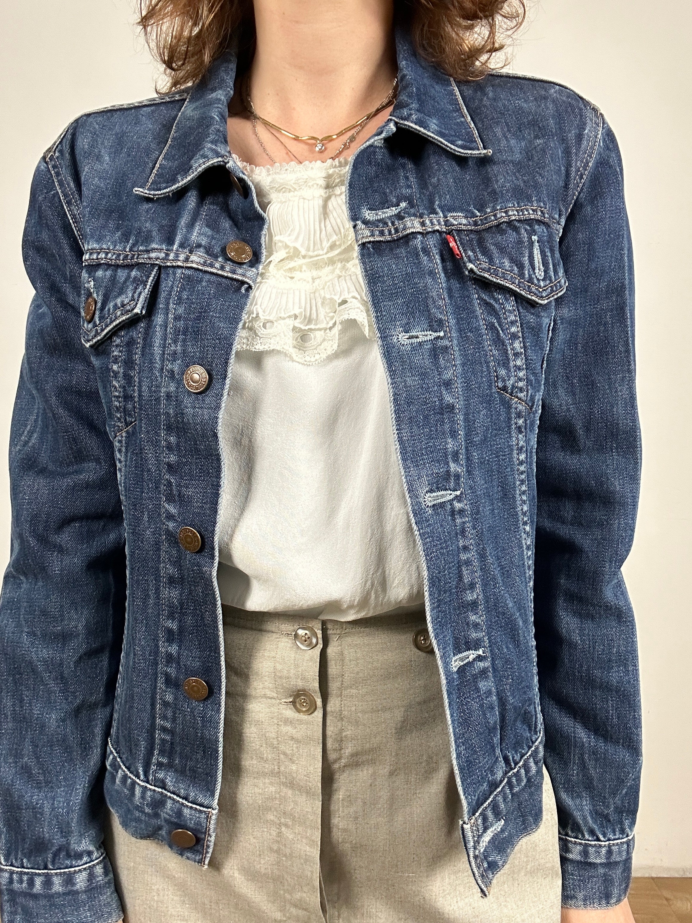Classica giacca jeans vintage