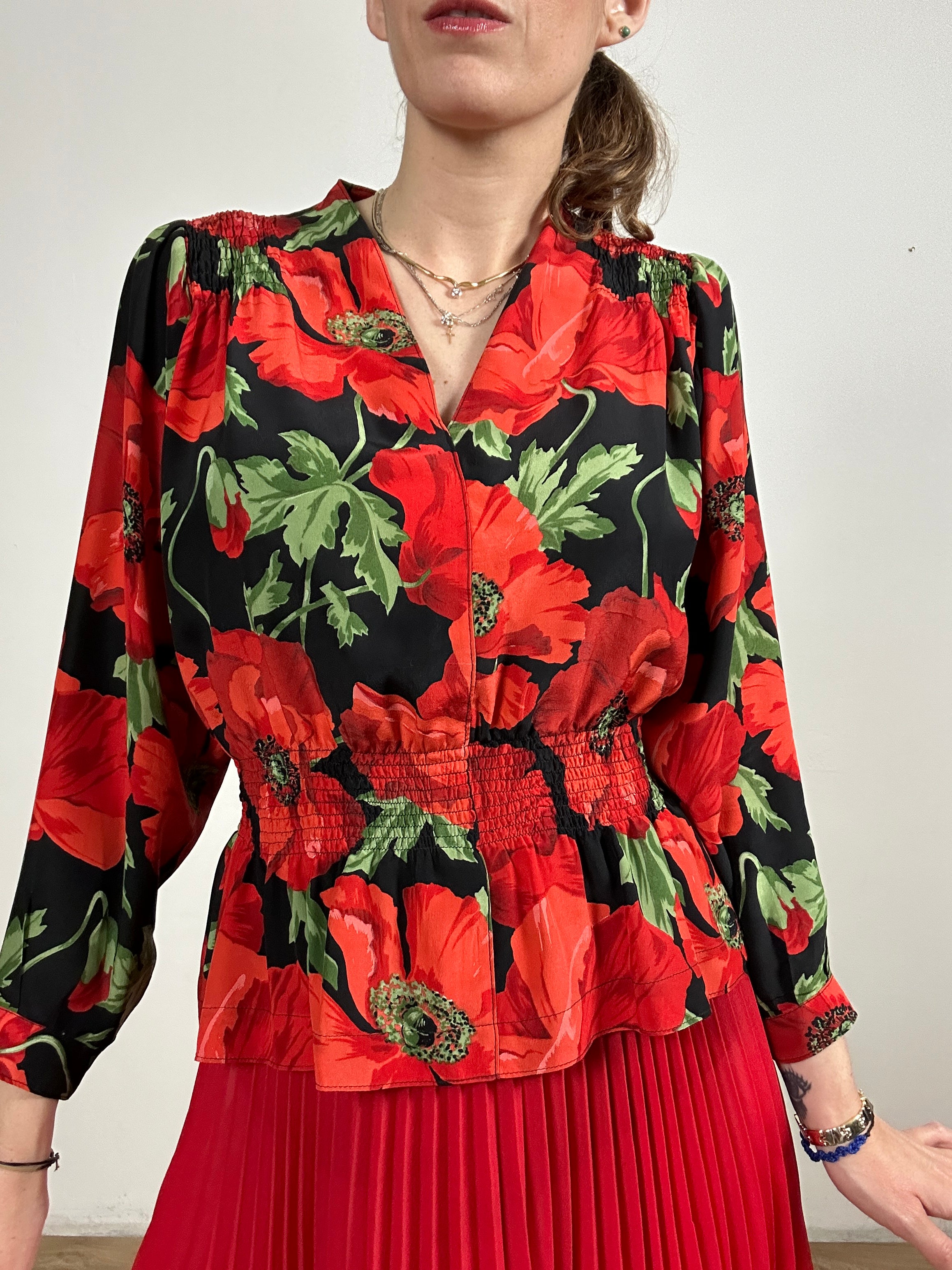 Camicetta vintage floreale