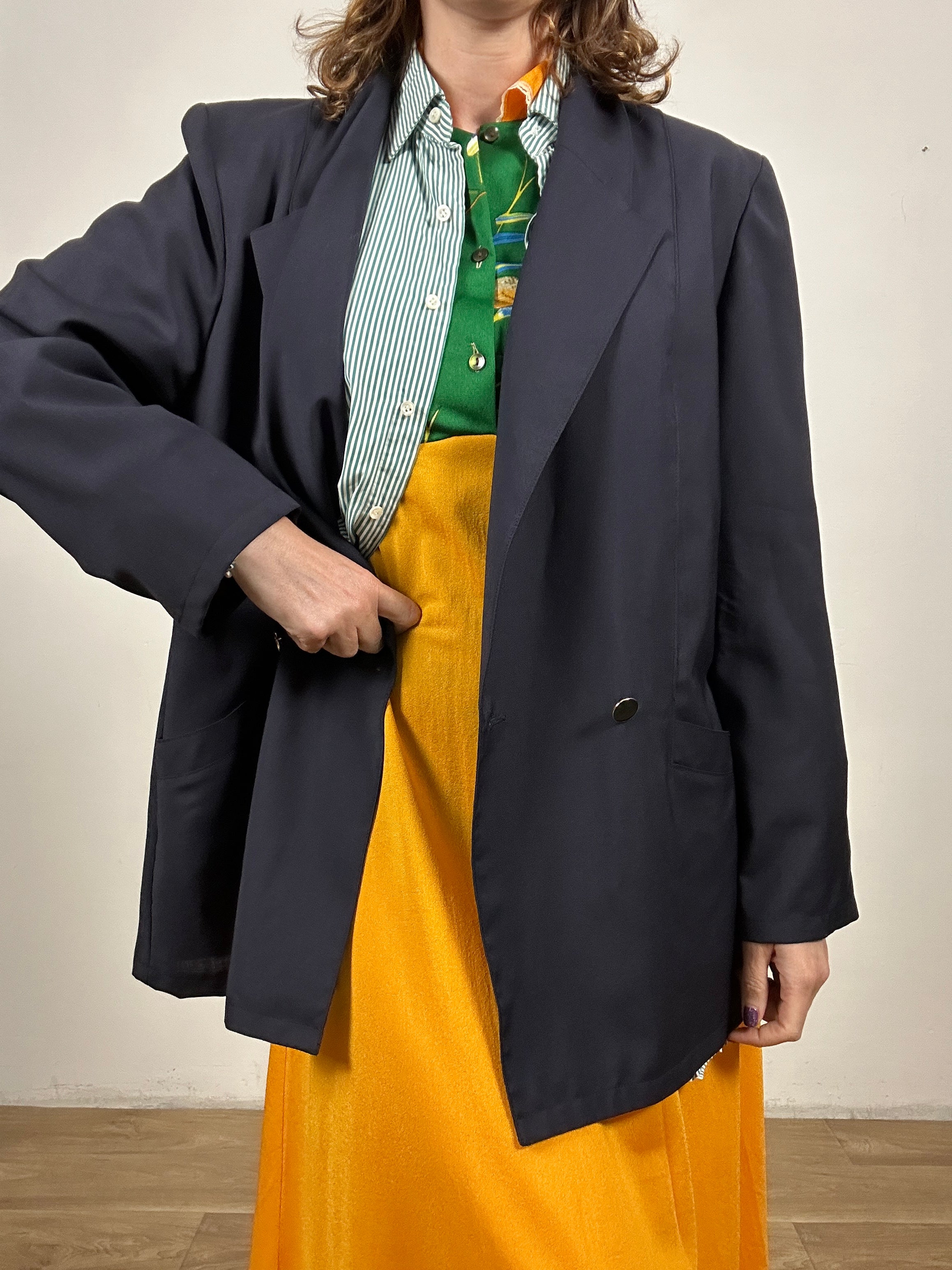 Blazer vintage blu navy