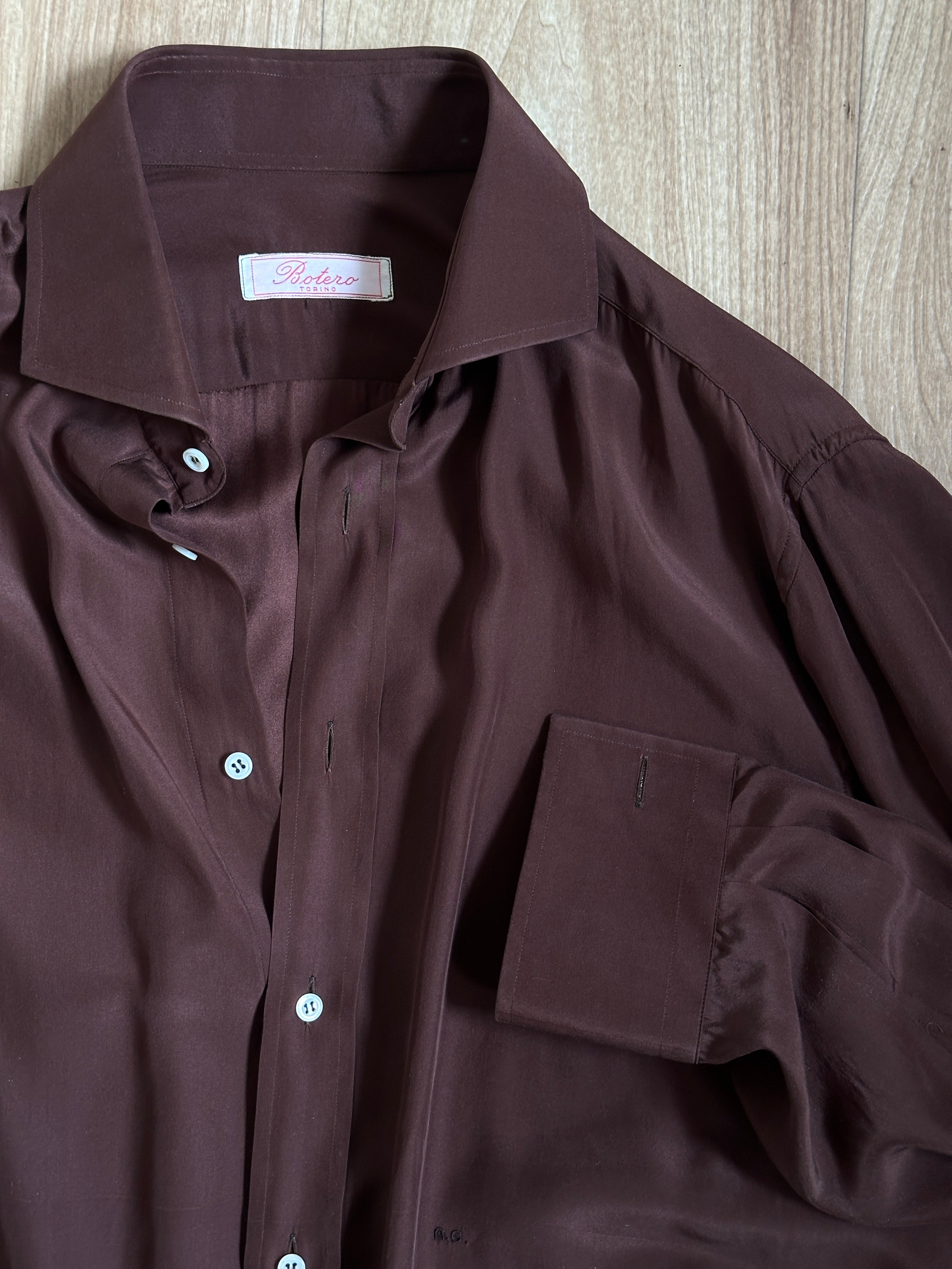 Cioccolatino silk shirt