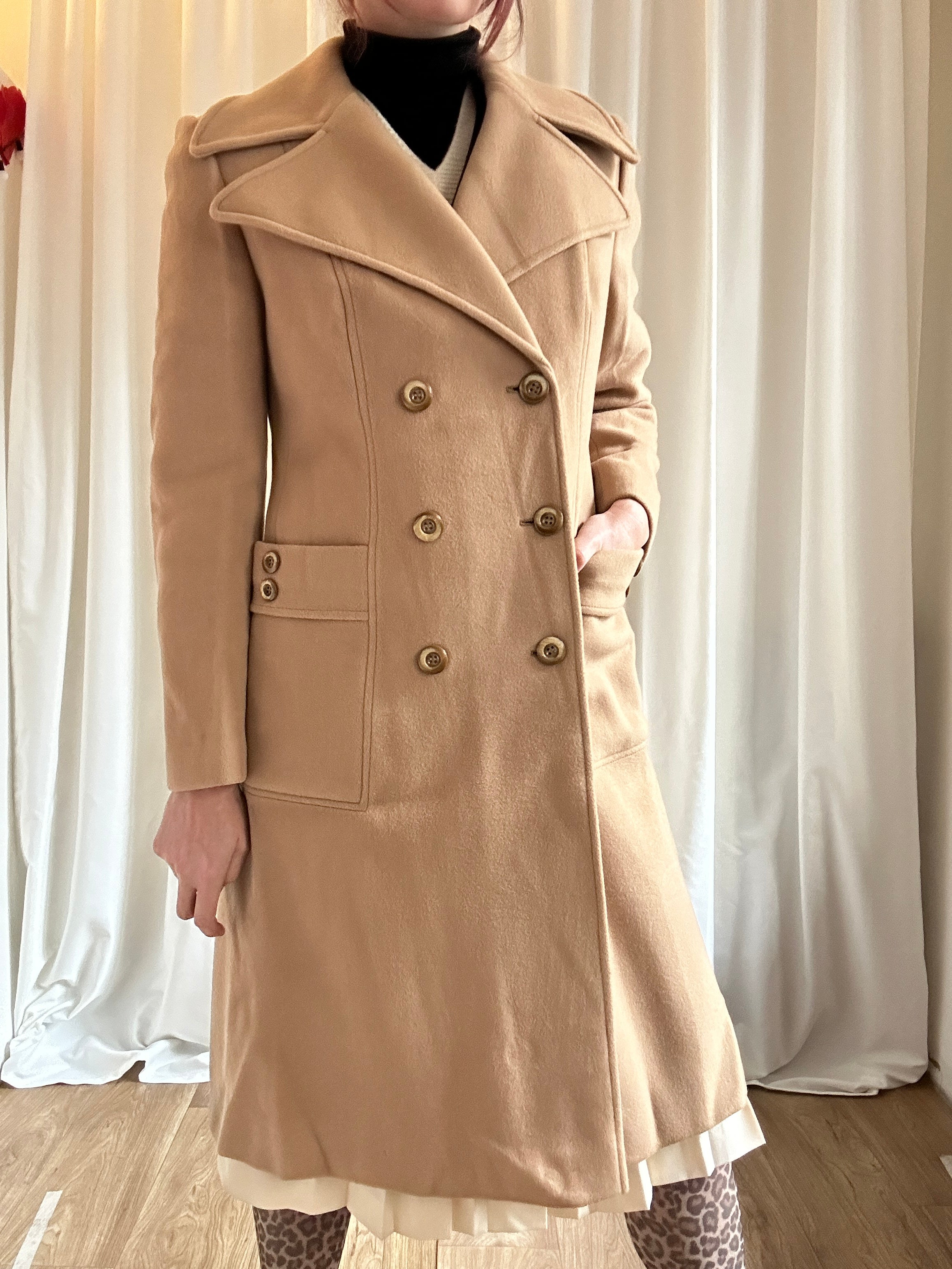 Chic cammello 70s coat