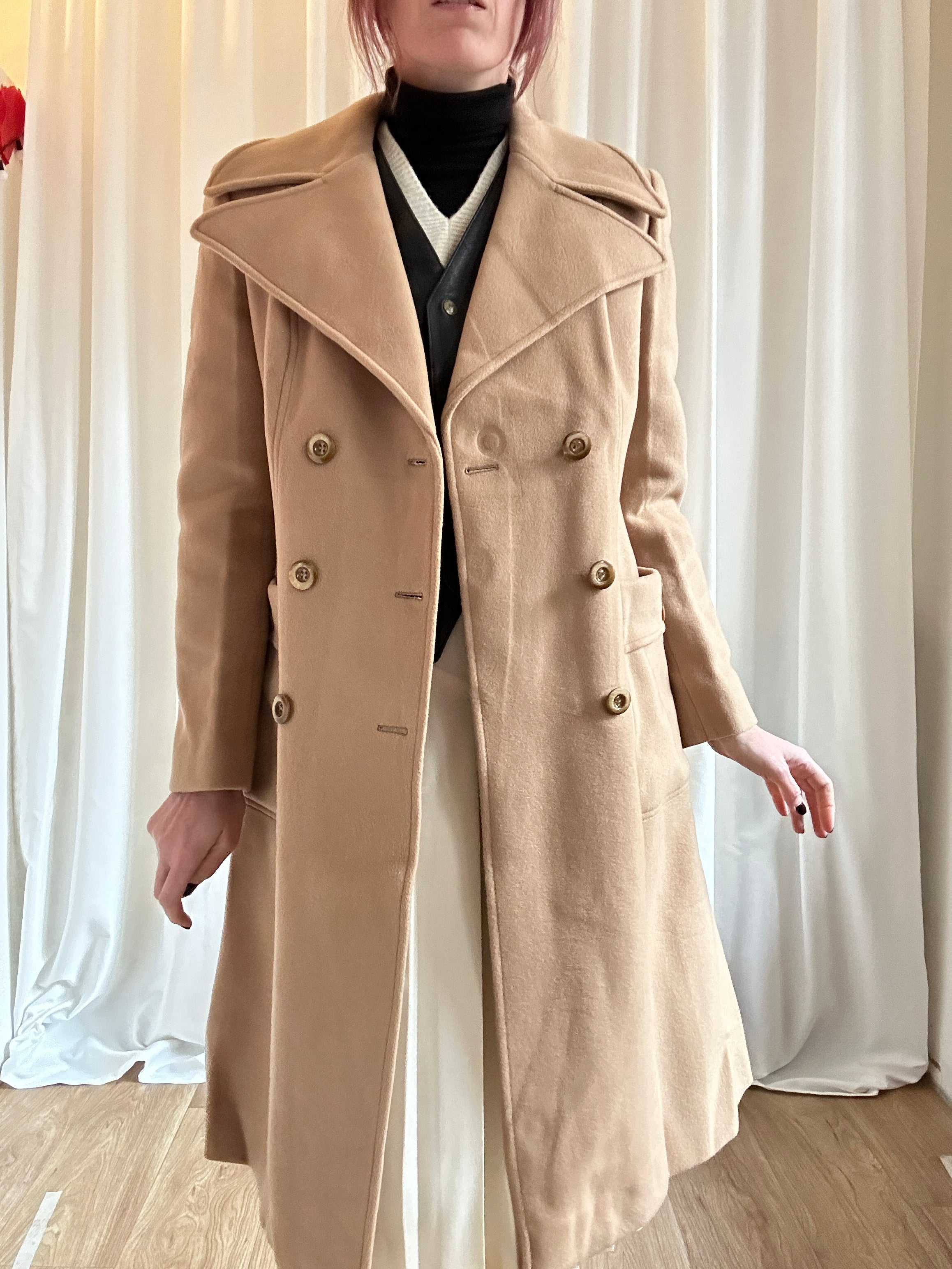 Chic cammello 70s coat
