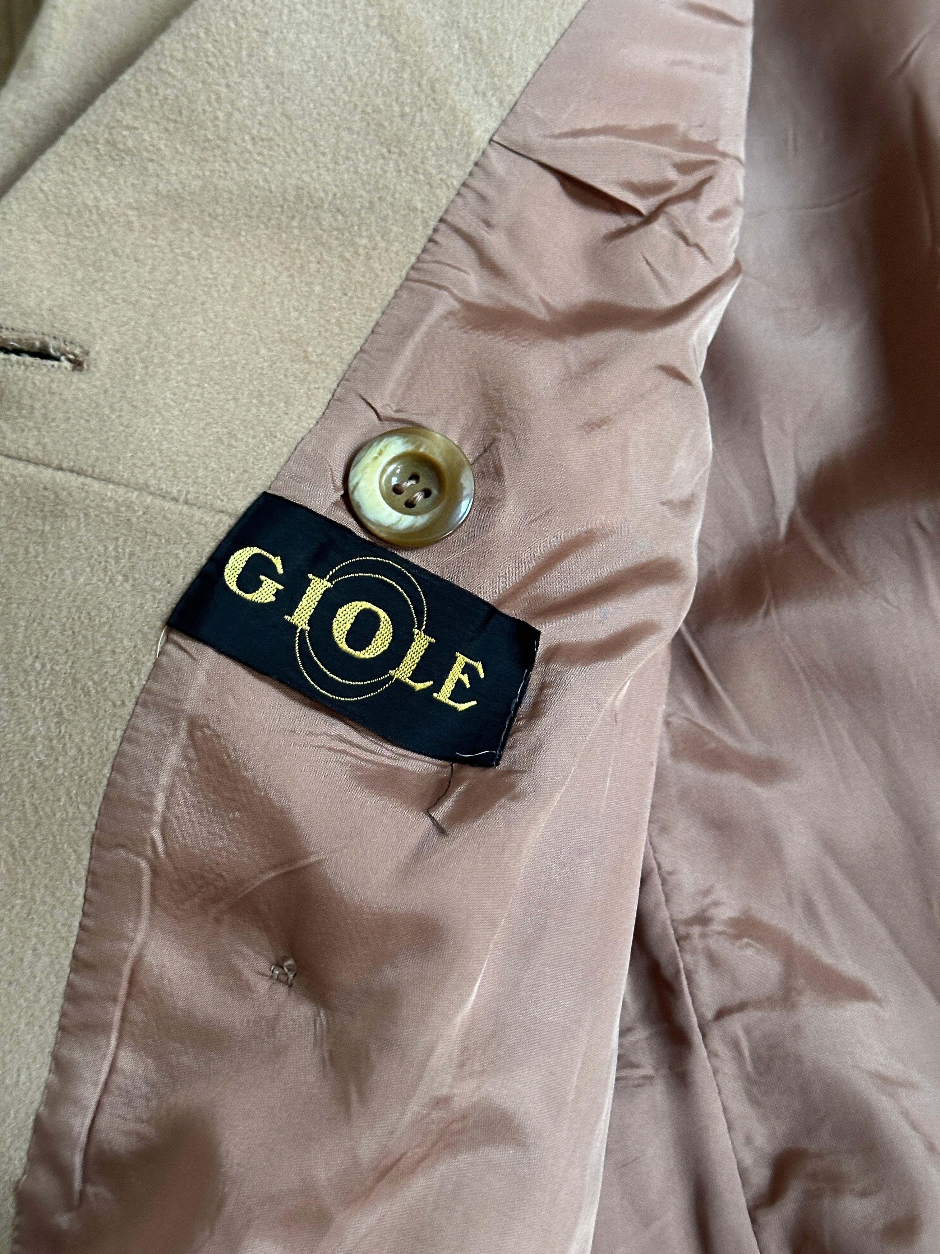 Chic cammello 70s coat