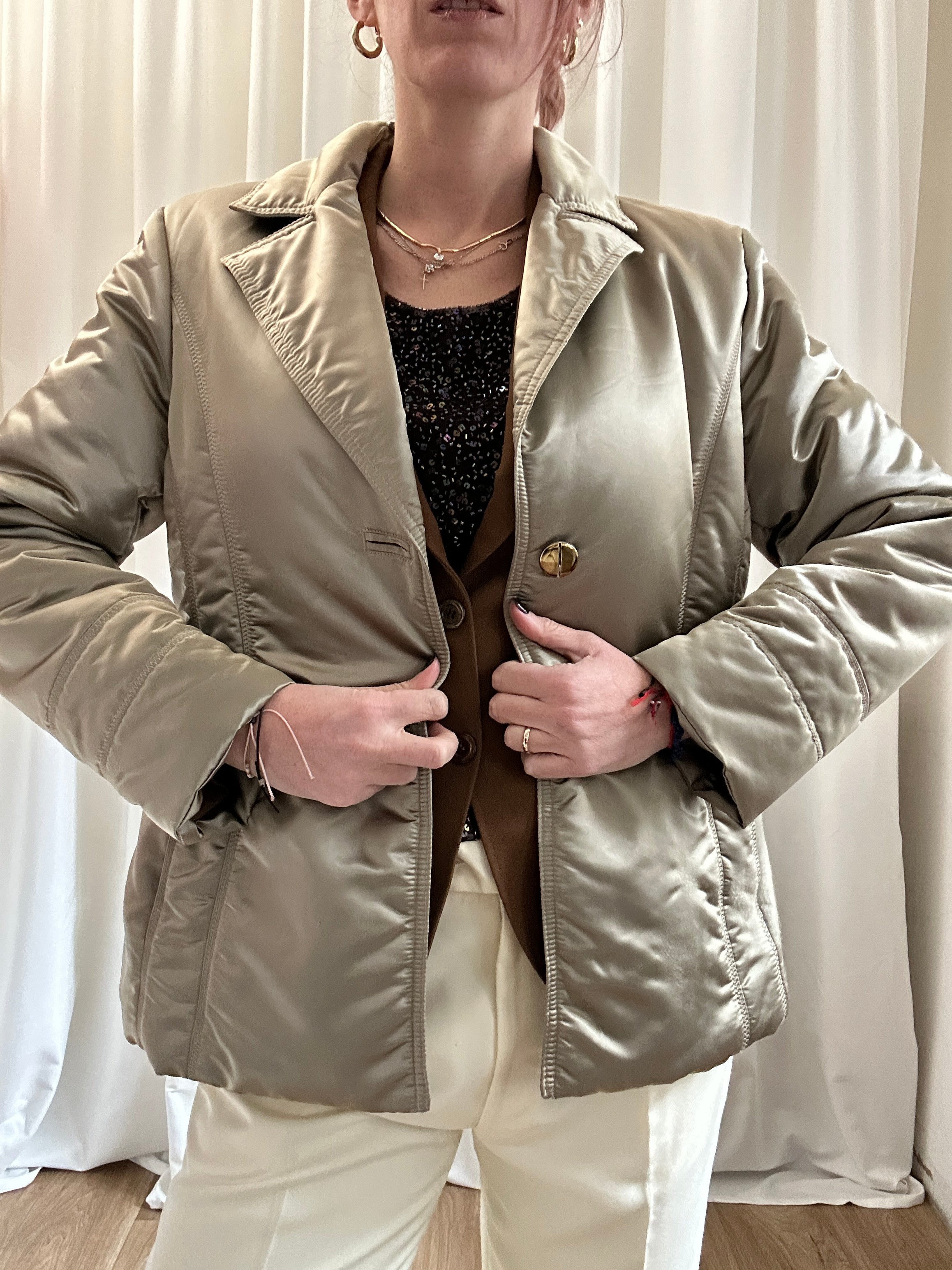 Krizia piumino gold