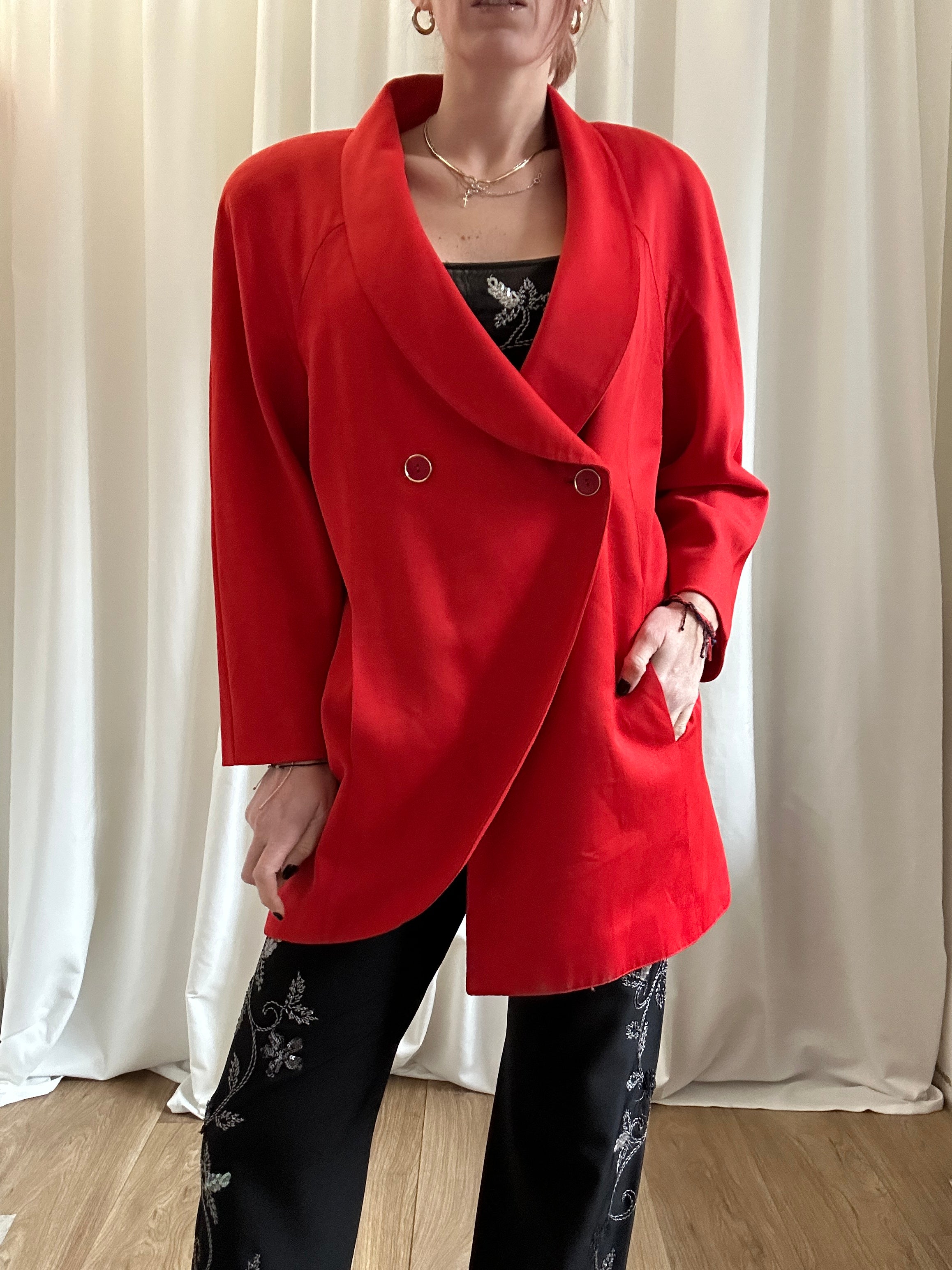 Cherry Fendi blazer