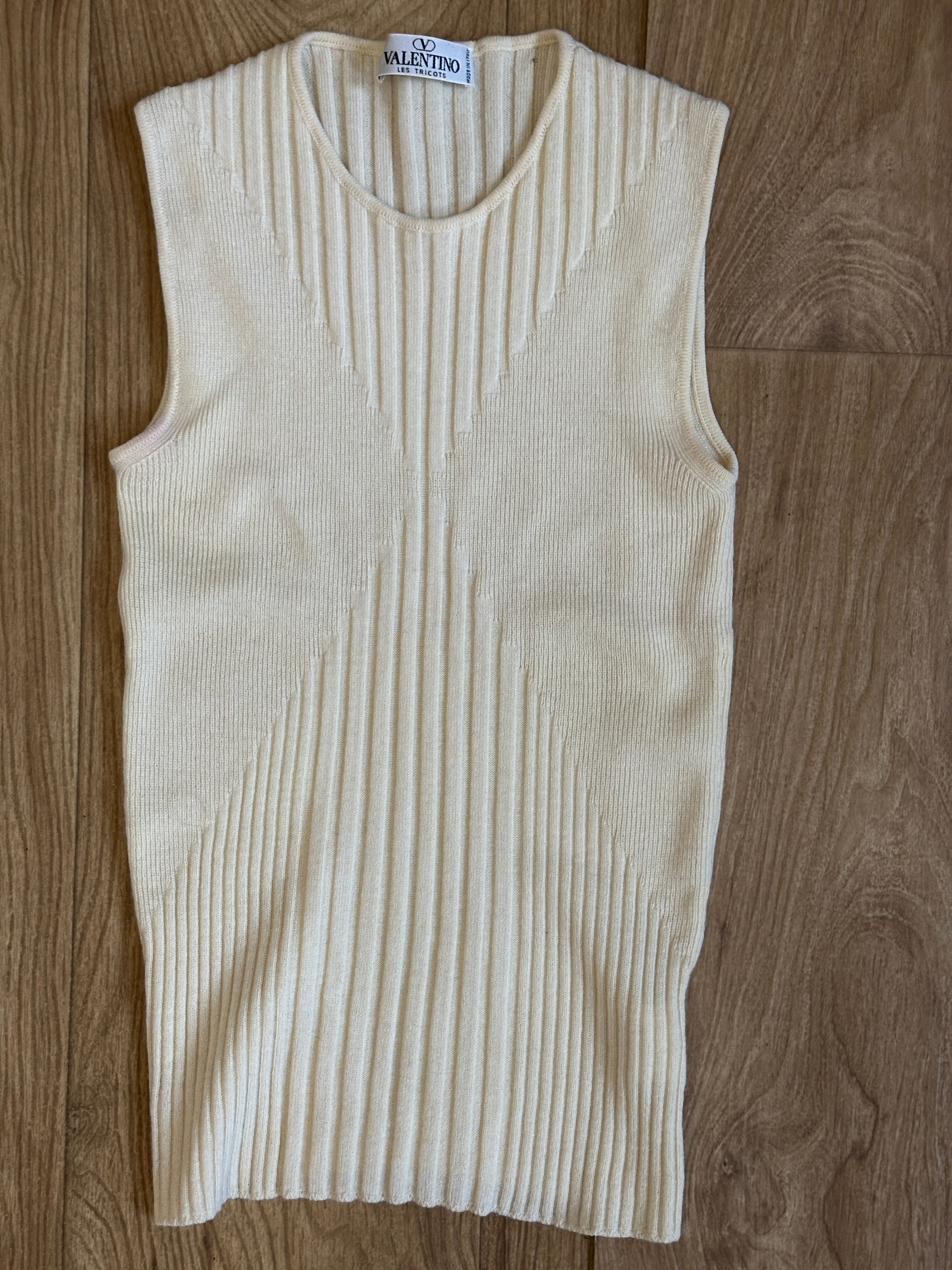 Cream Valentino top