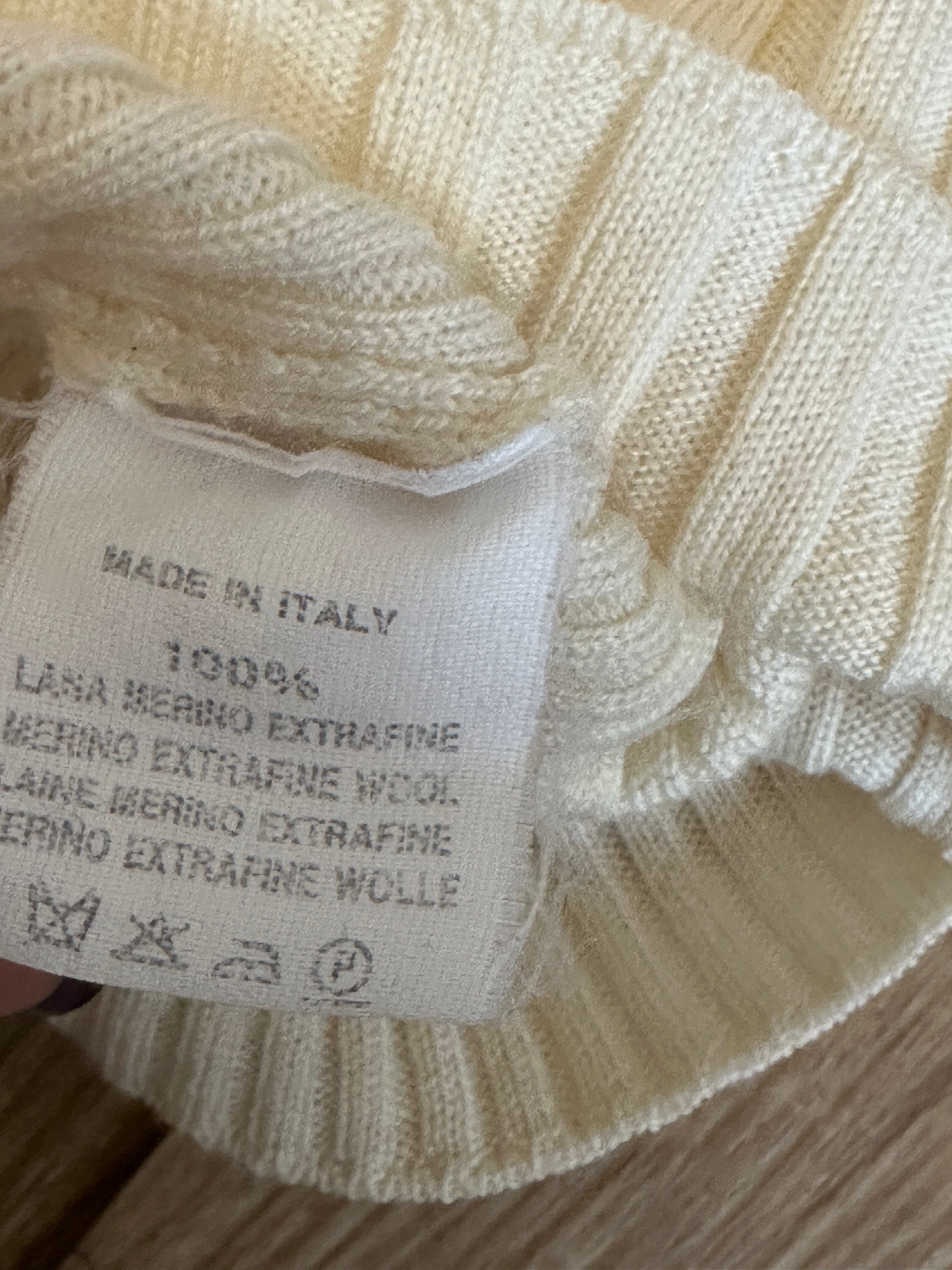 Cream Valentino top