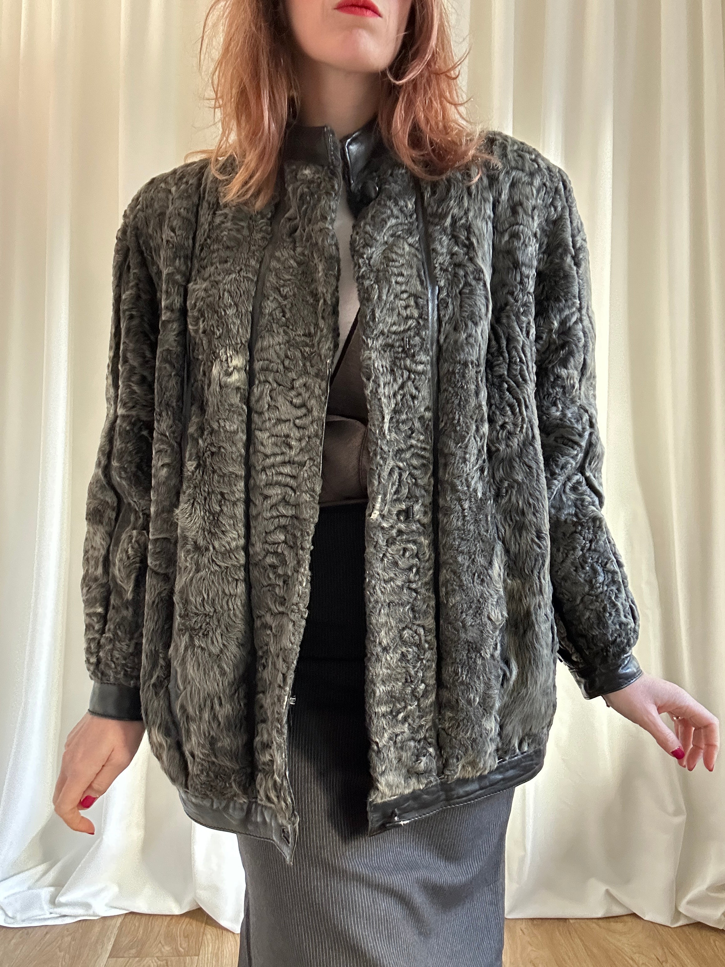 Onde Fur Jacket