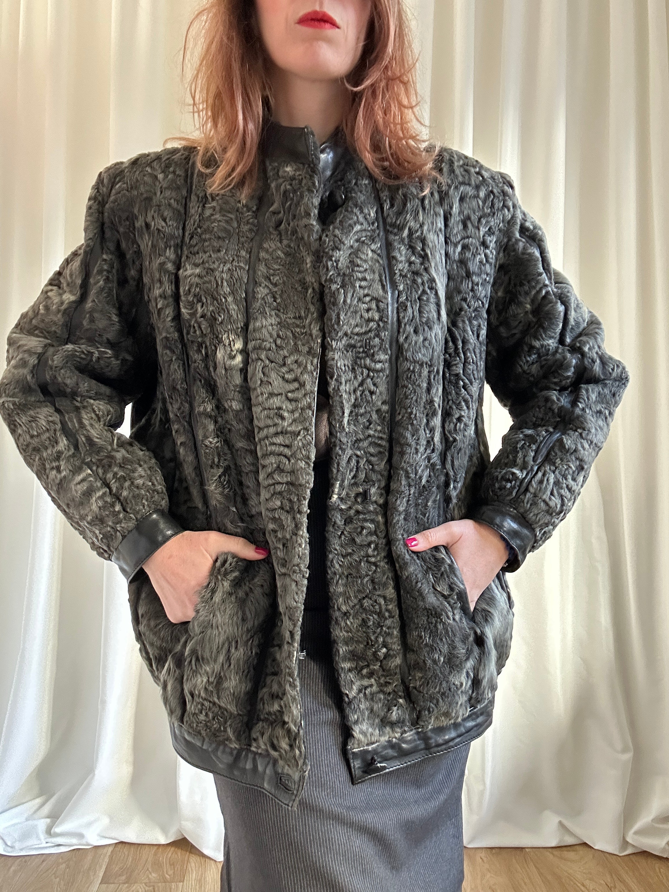 Onde Fur Jacket