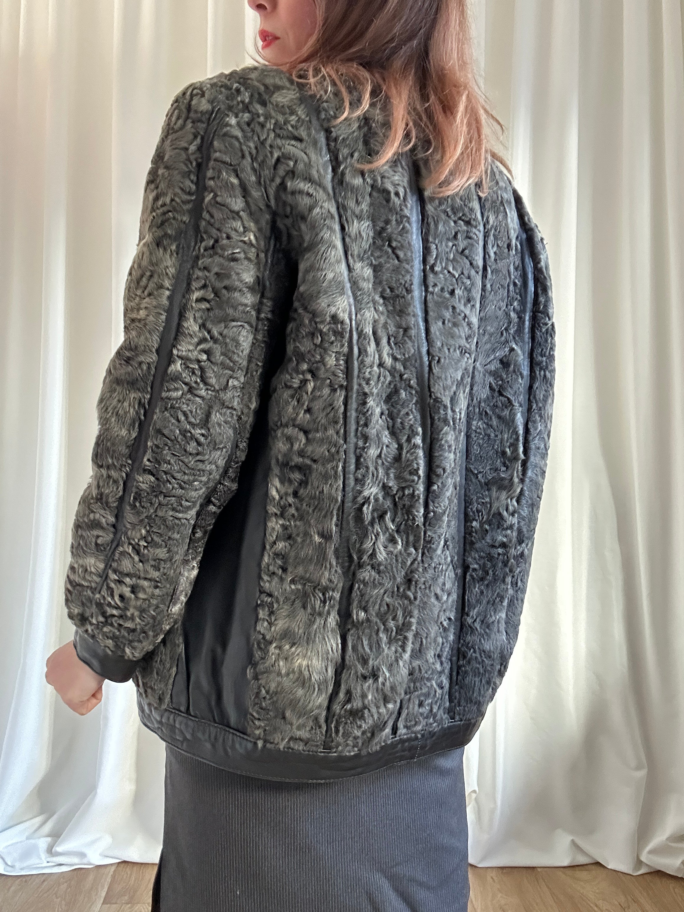 Onde Fur Jacket