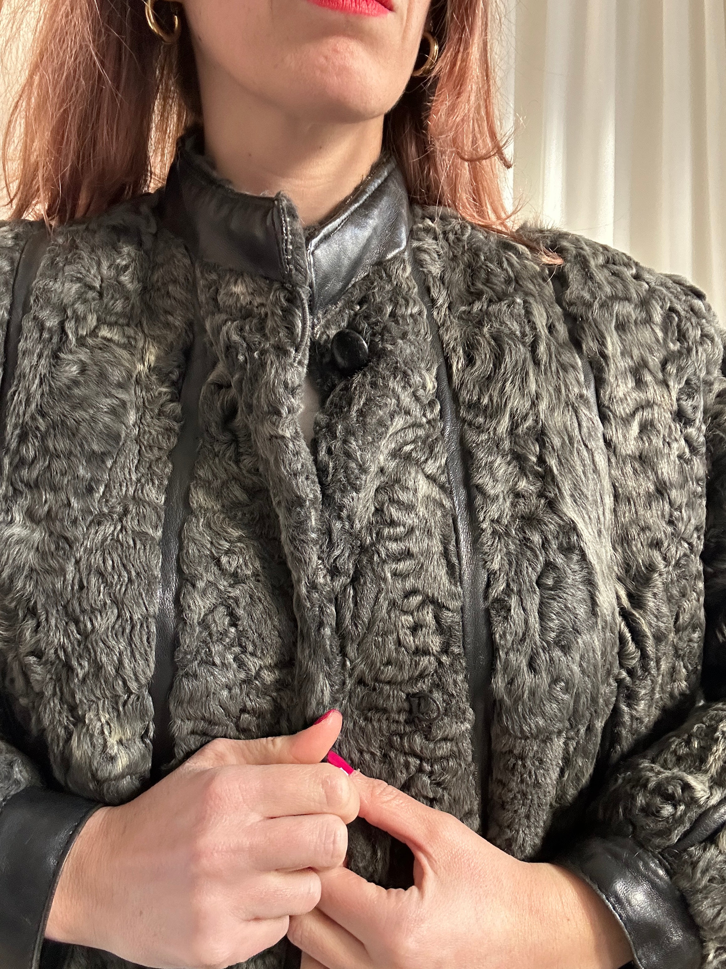 Onde Fur Jacket