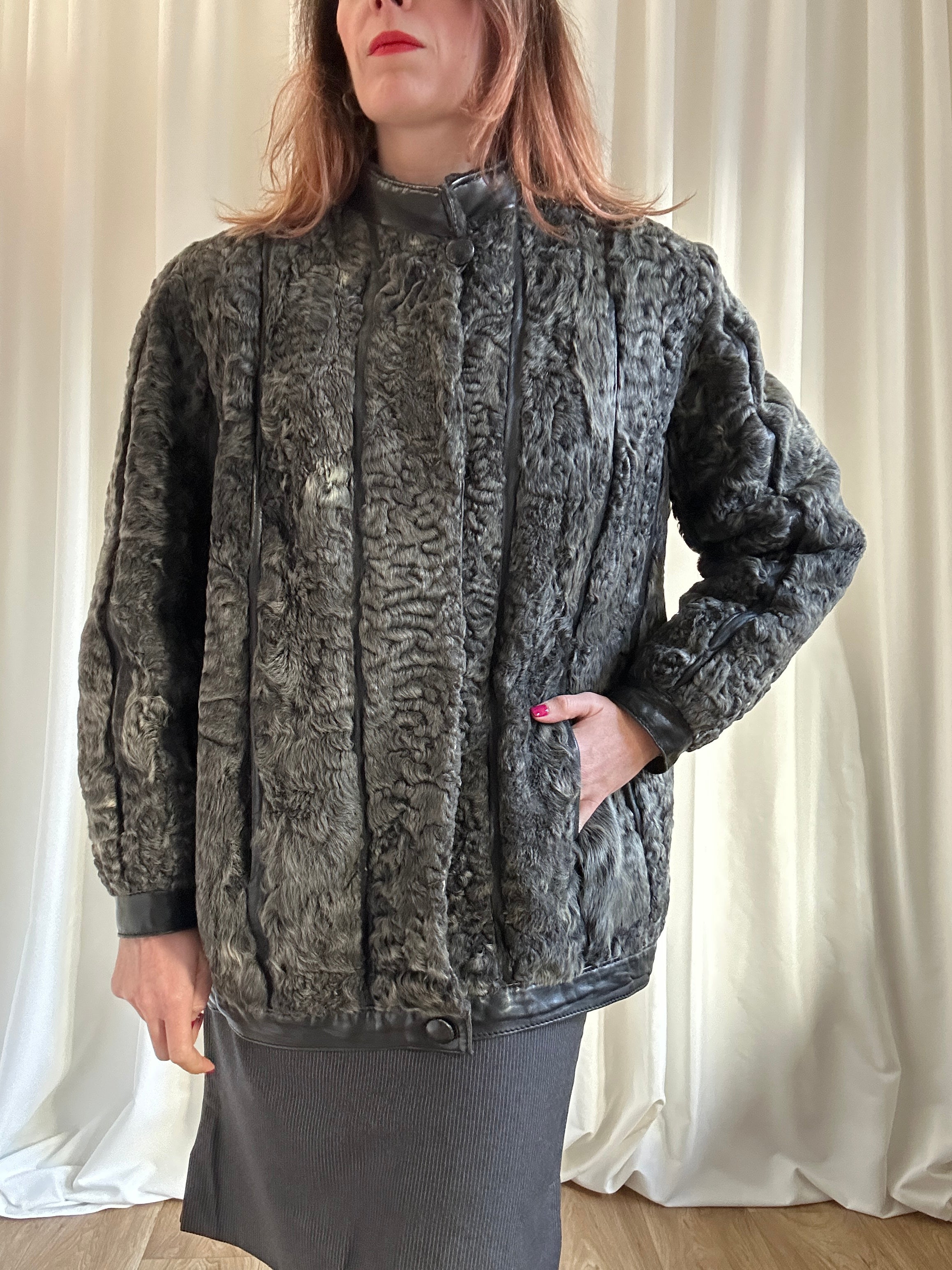 Onde Fur Jacket