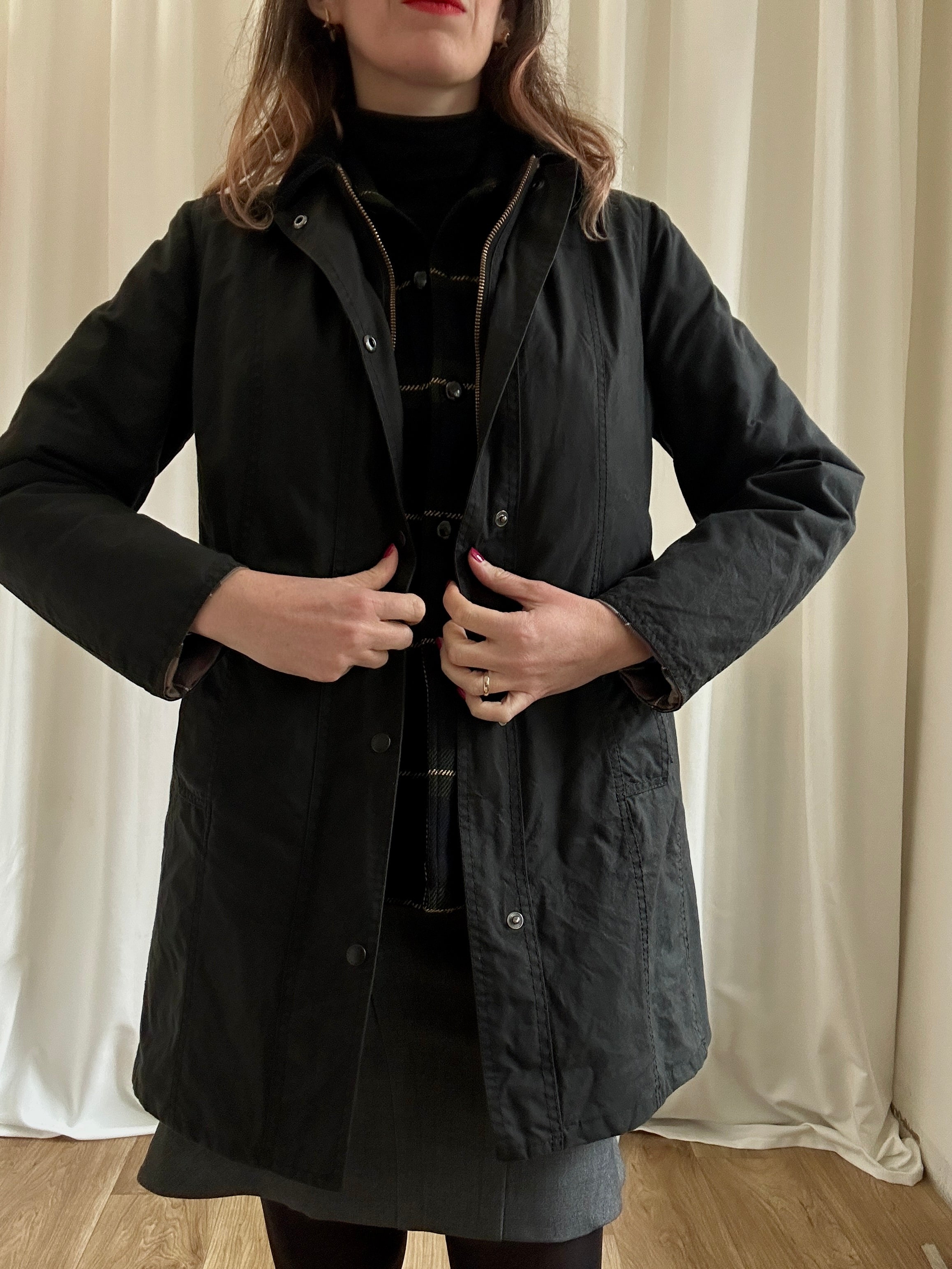 Barbour Waxed Black