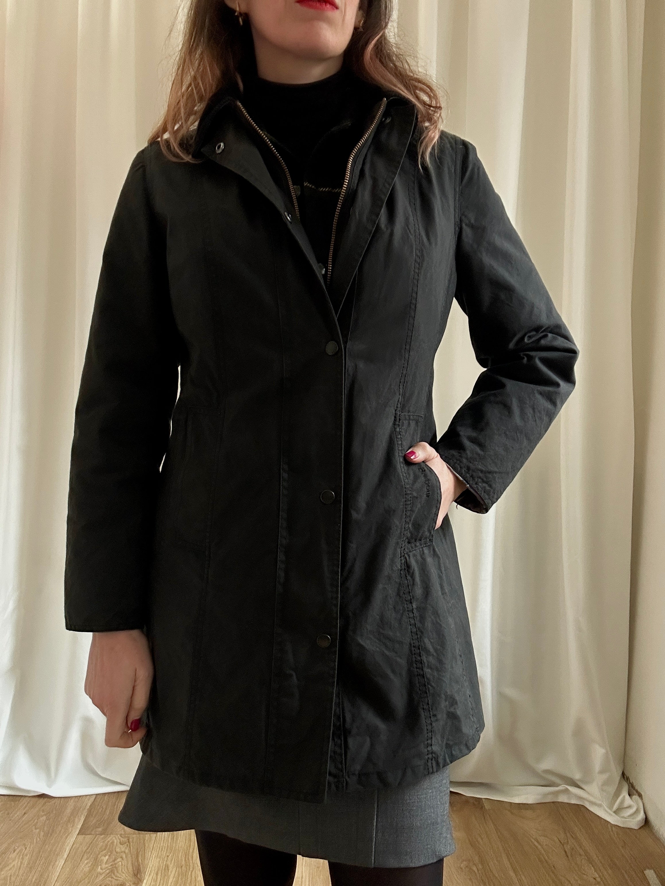 Barbour Waxed Black