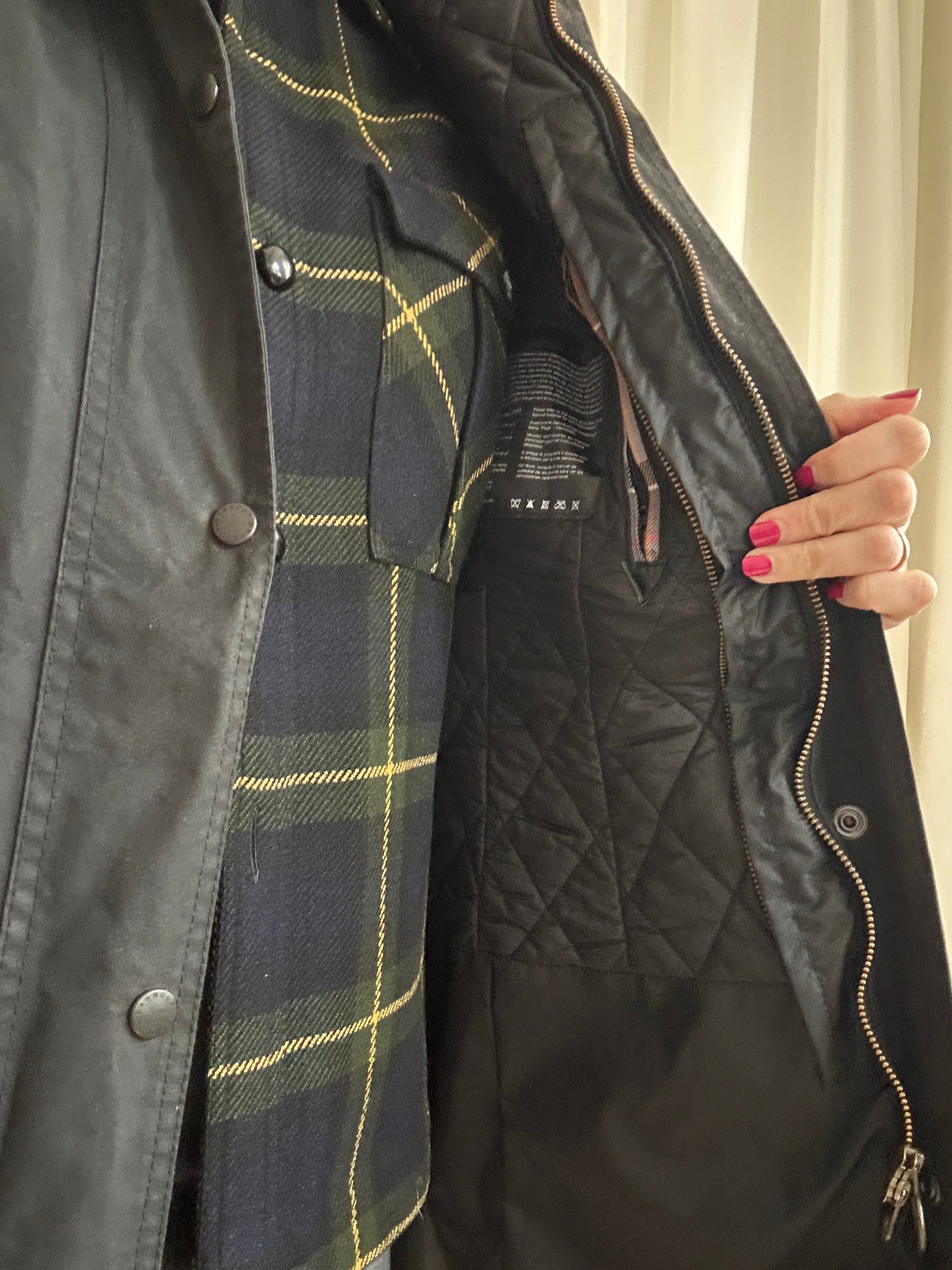 Barbour Waxed Black
