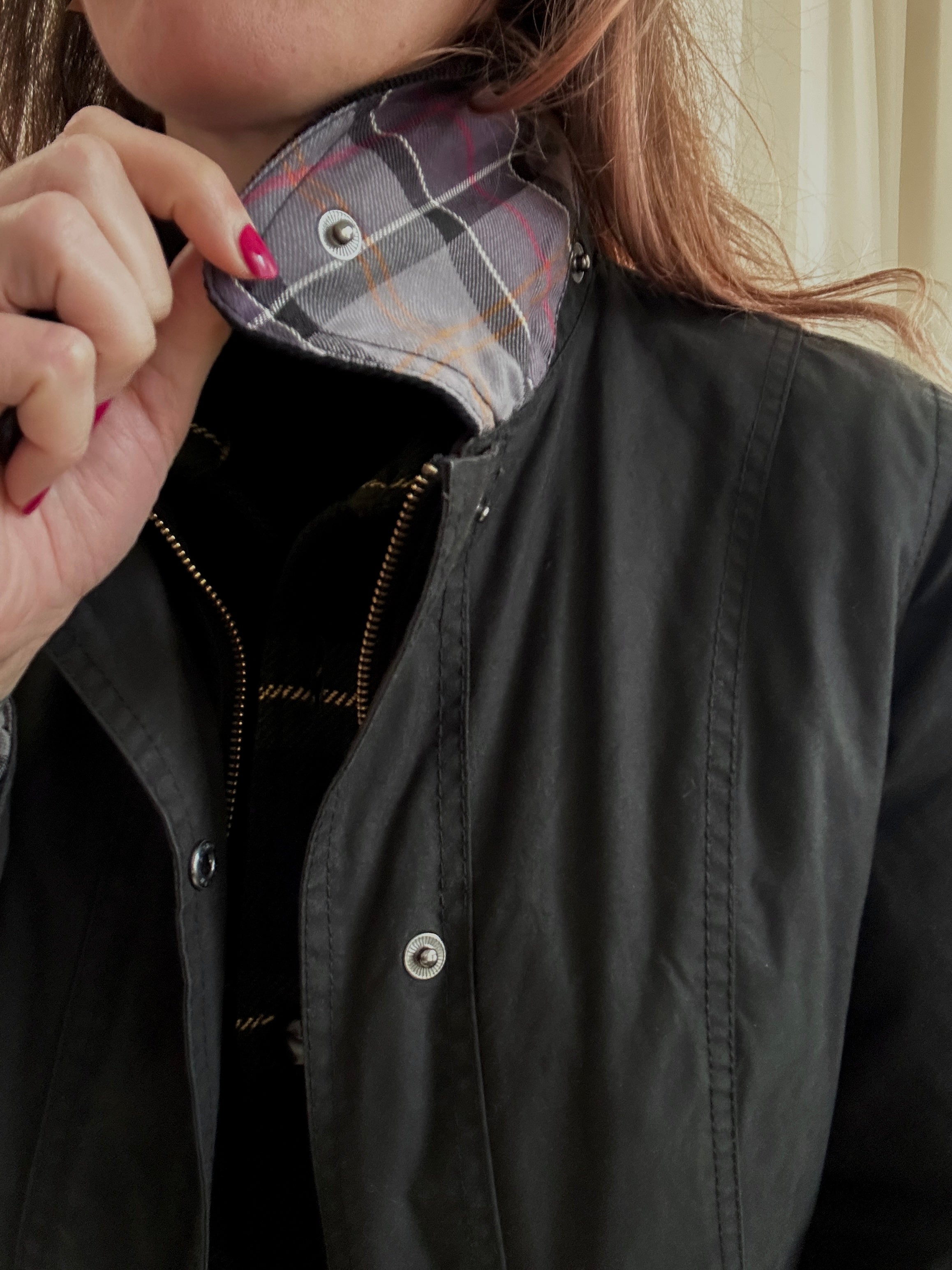 Barbour Waxed Black