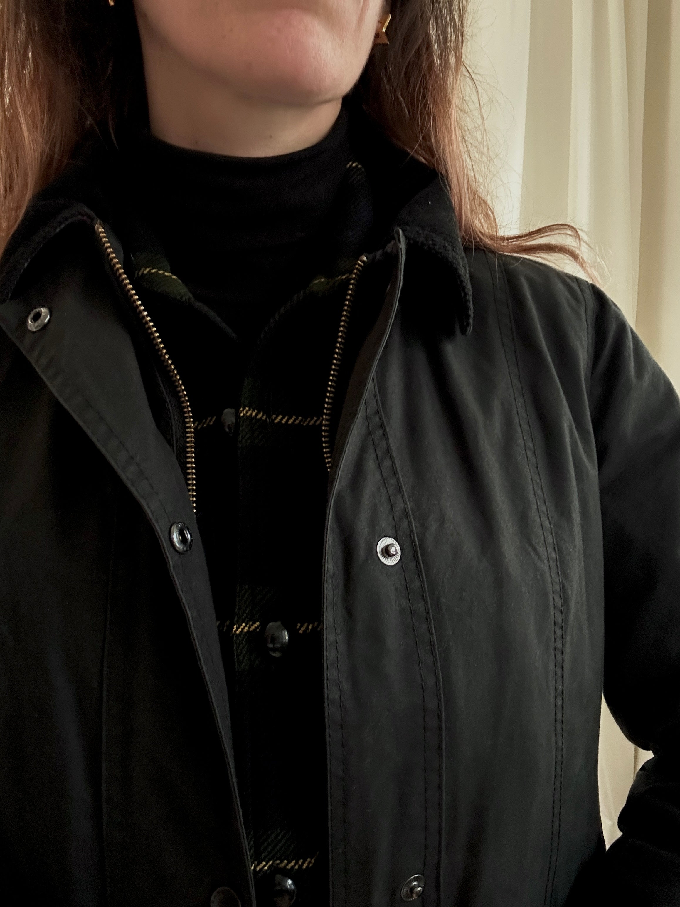 Barbour Waxed Black