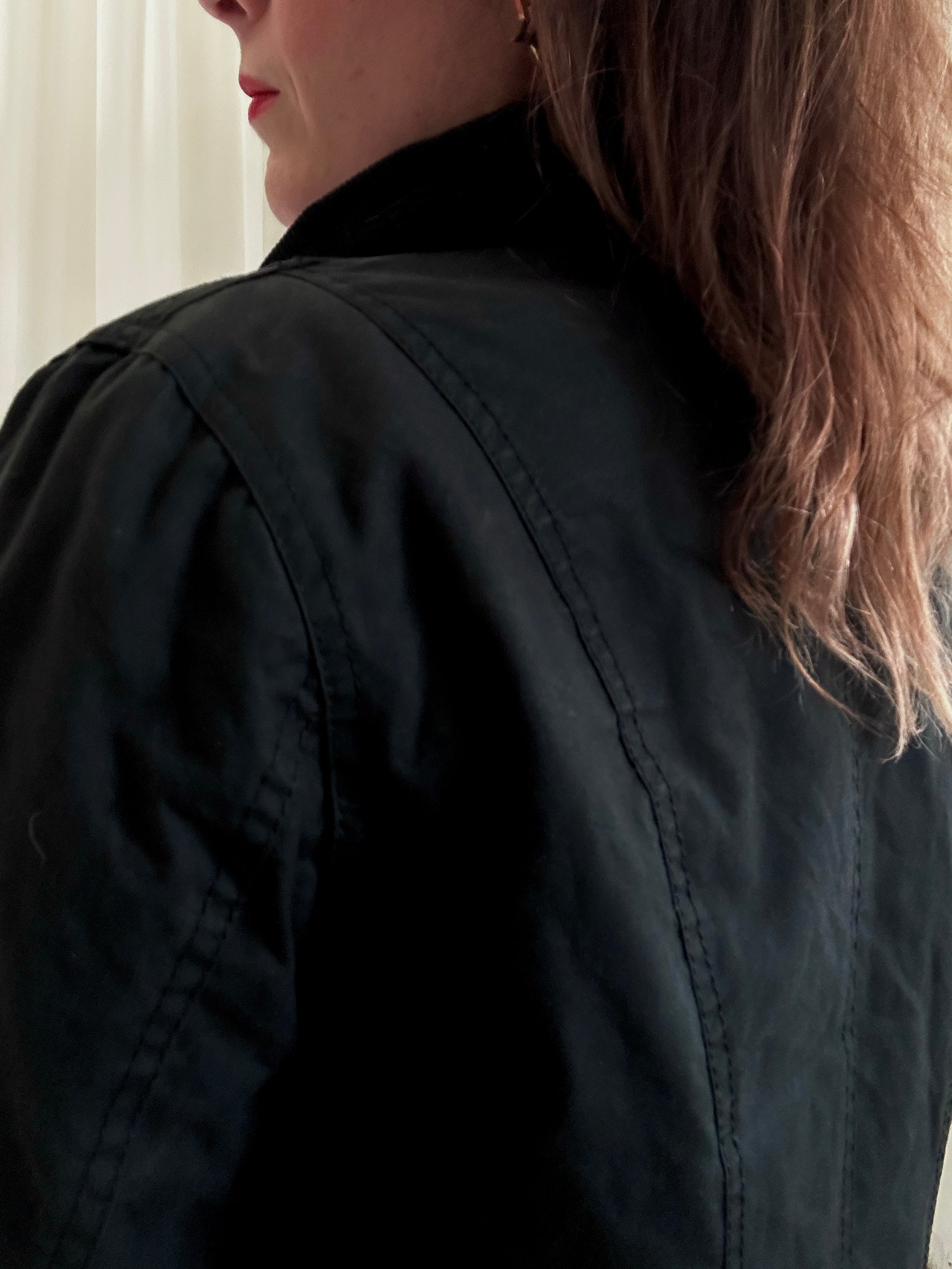 Barbour Waxed Black