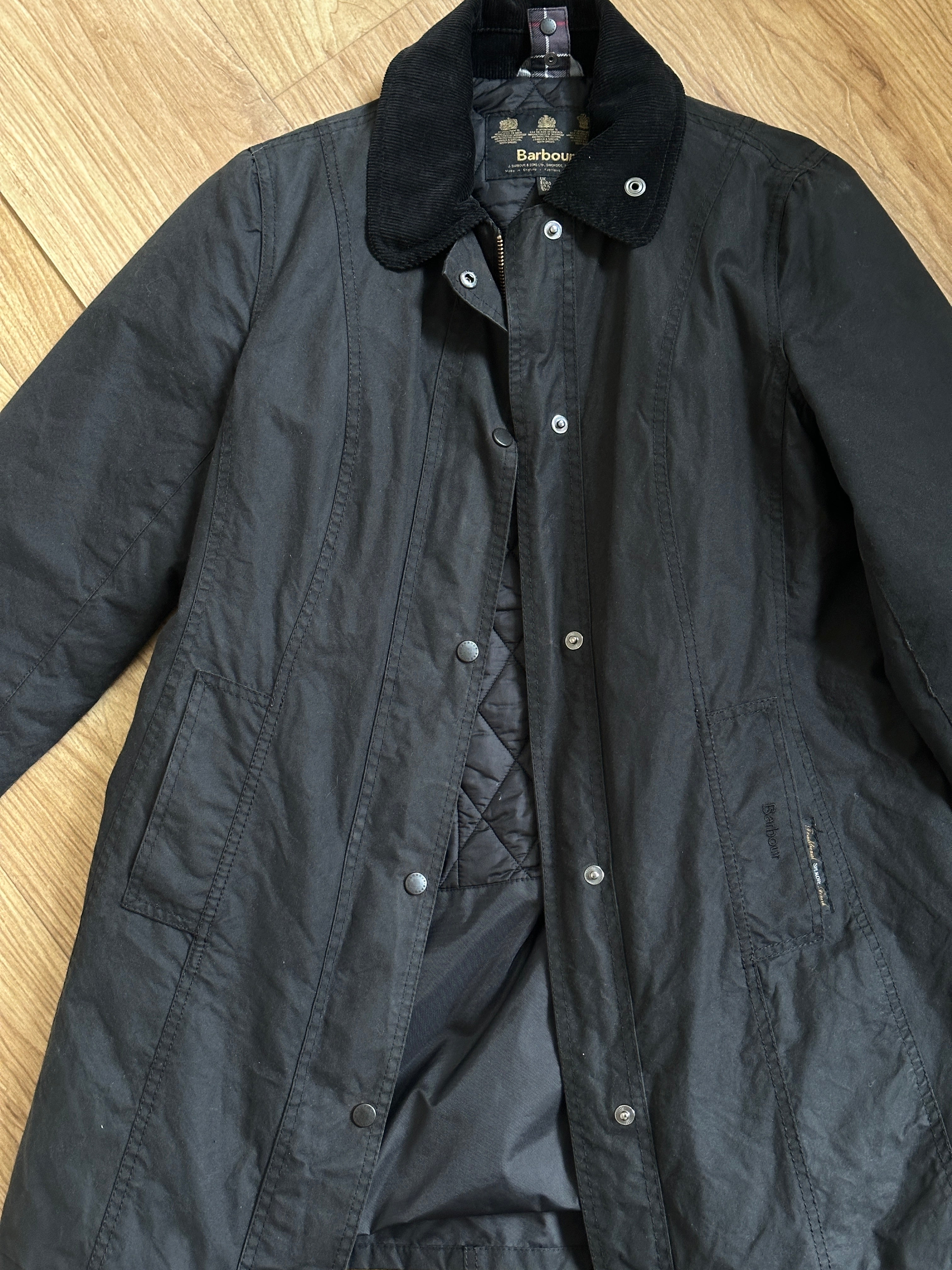 Barbour Waxed Black