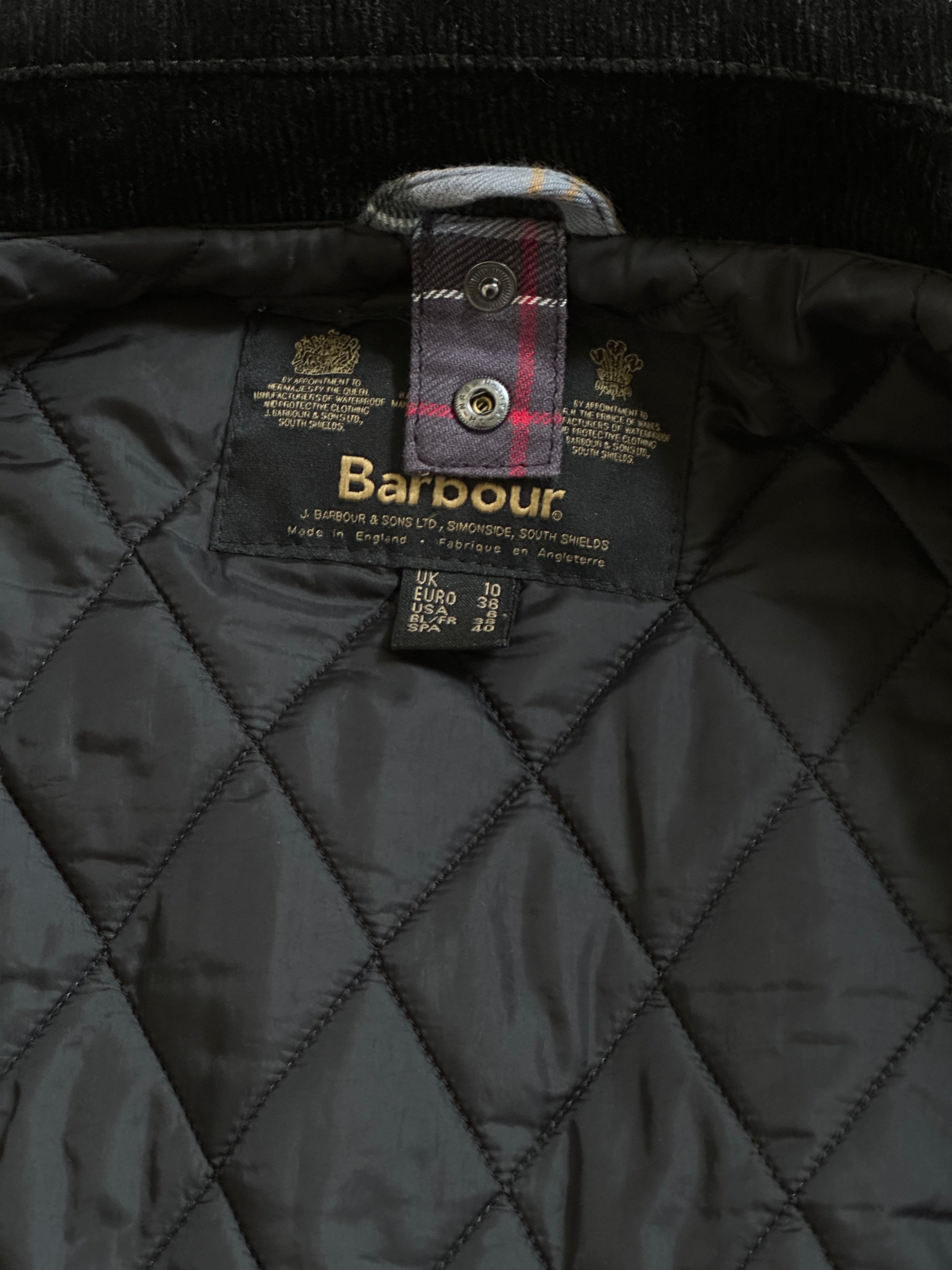 Barbour Waxed Black