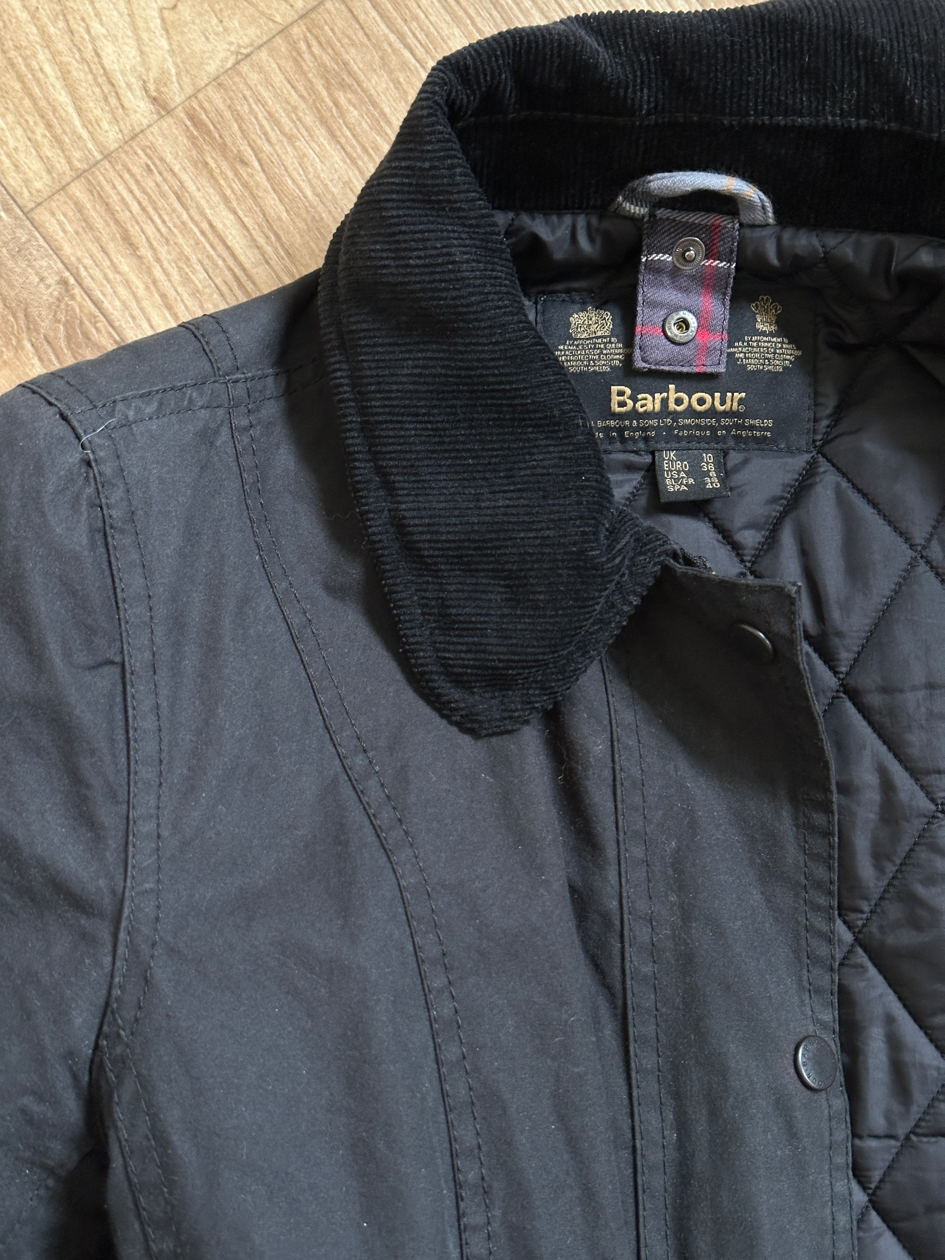 Barbour Waxed Black