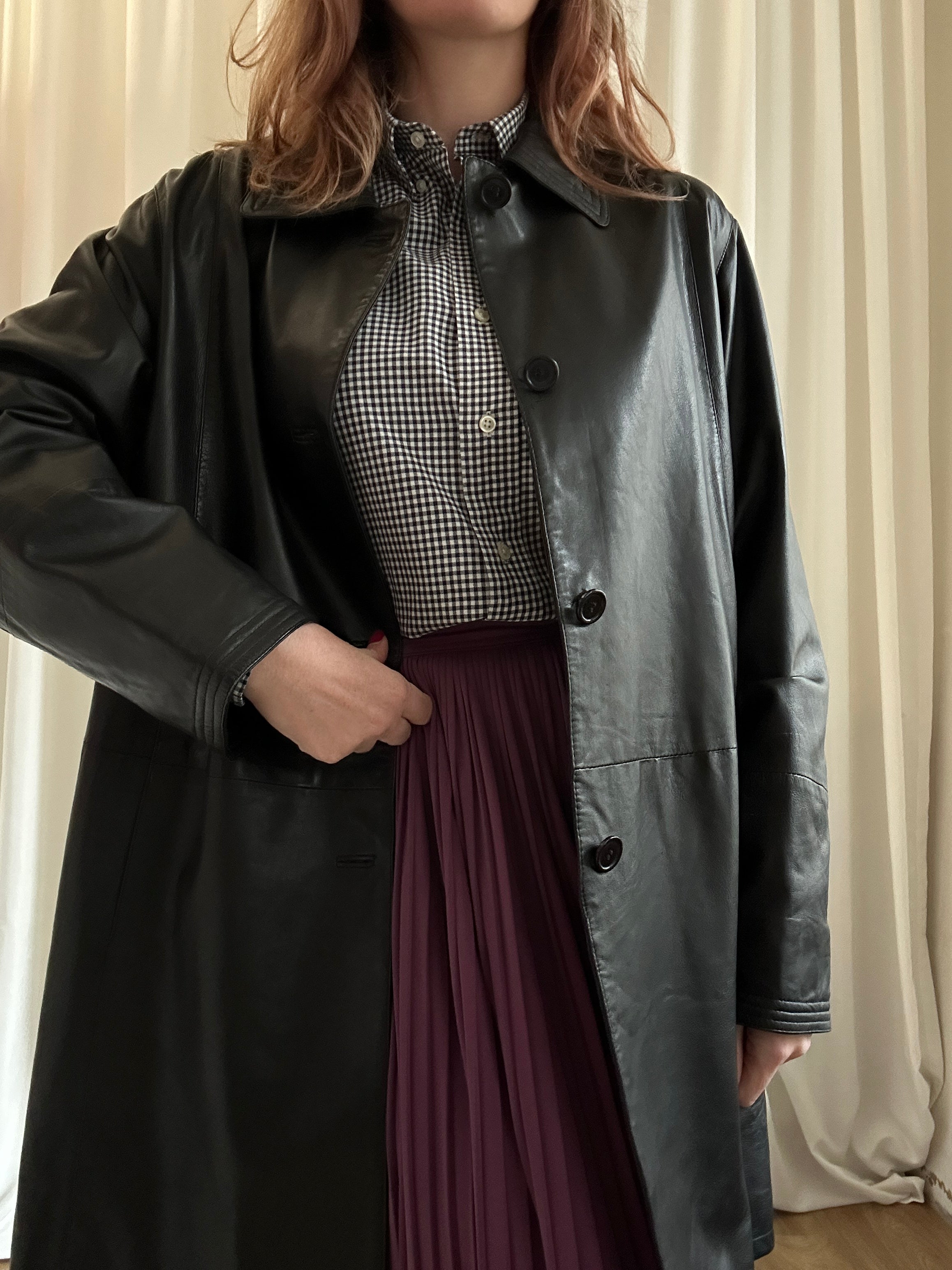 Real Leather Coat