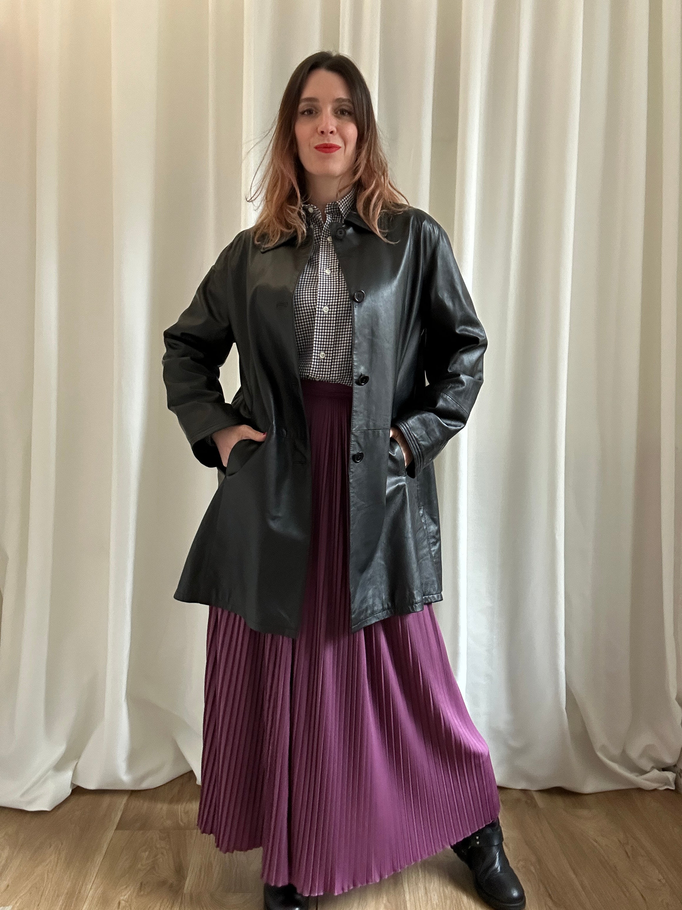 Real Leather Coat