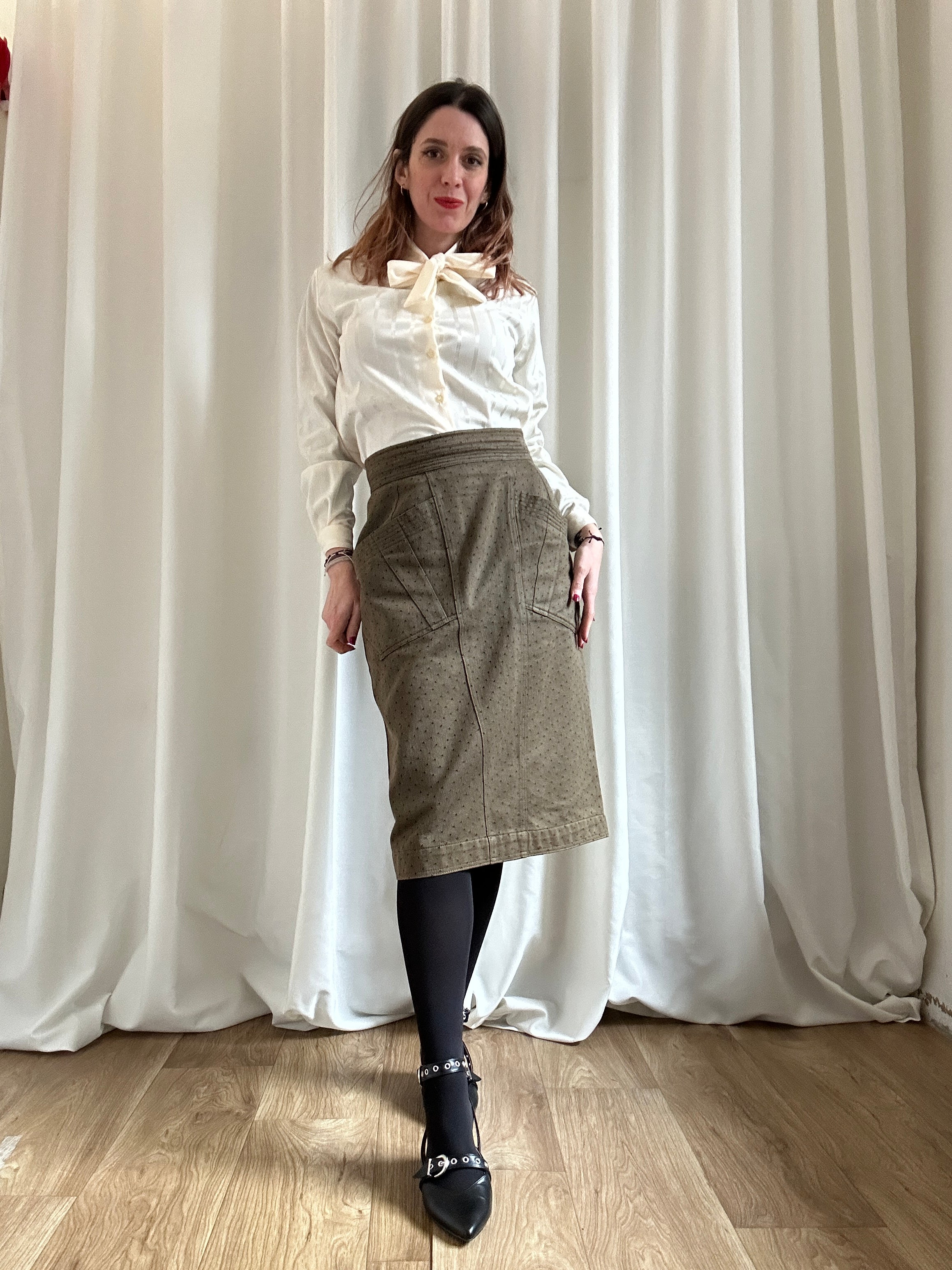 Fendi Pois Skirt